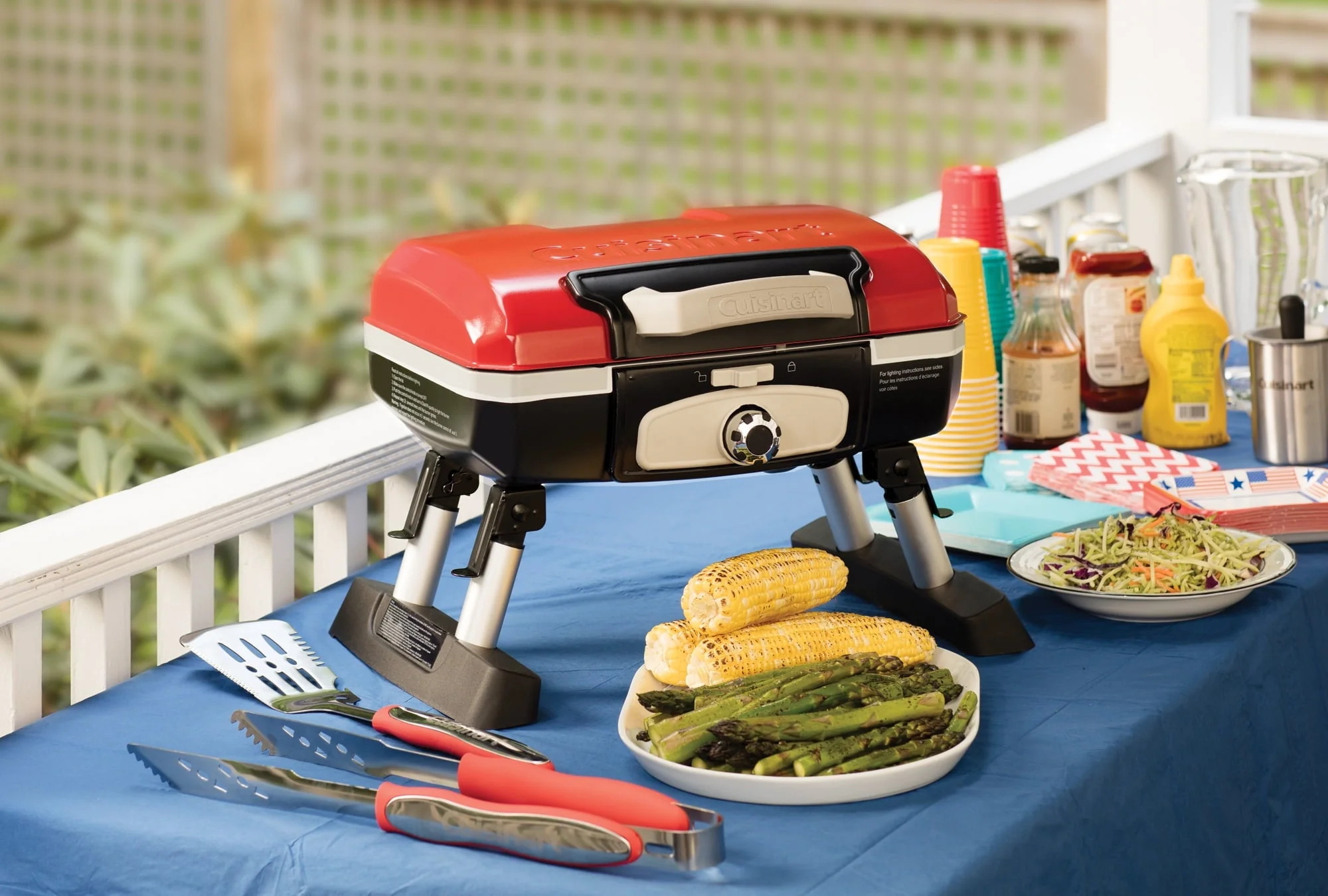 Petite Gourmet Portable Tabletop Gas Grill - Image 7