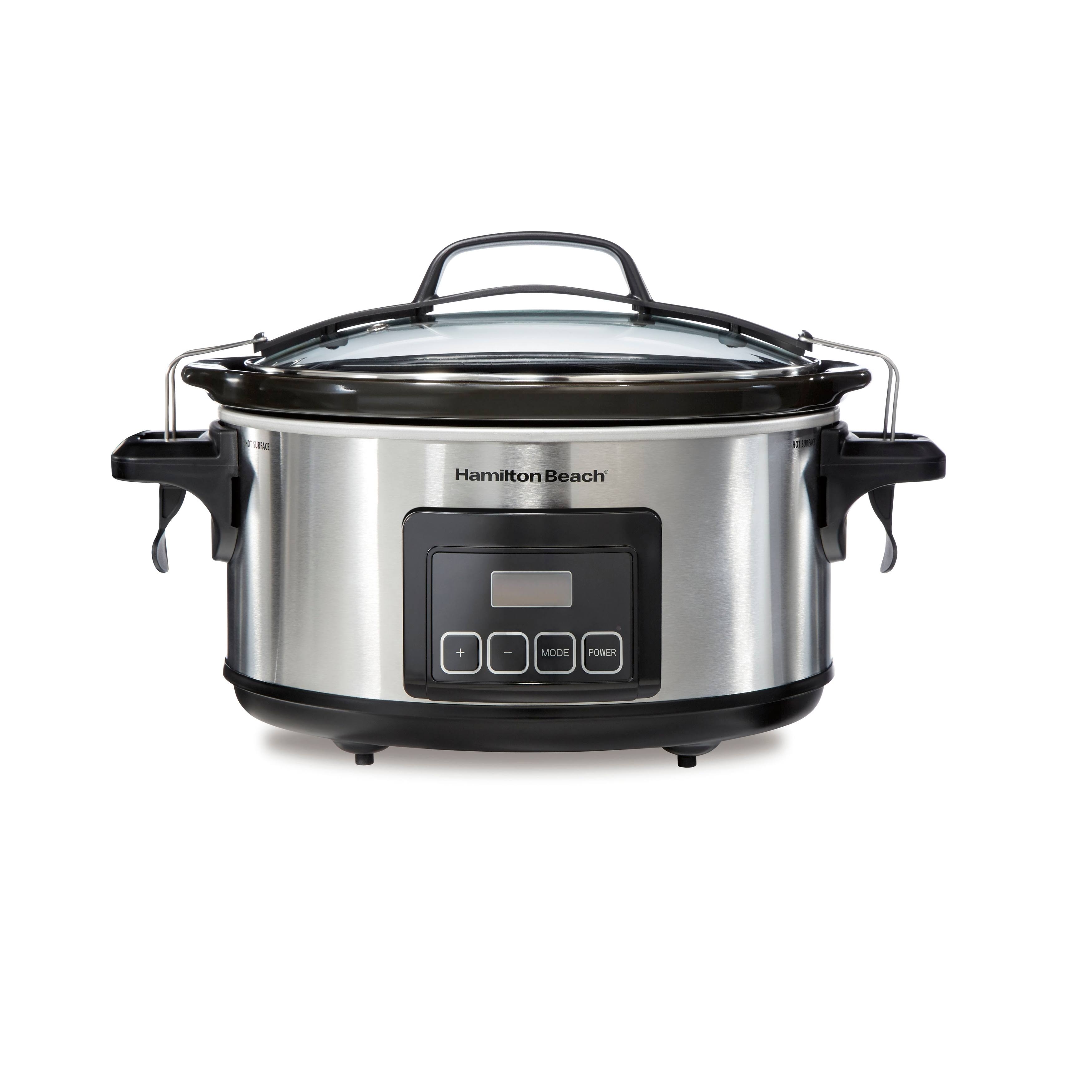 Hamilton Beach Programmable Stay or Go 6 Qt. Slow Cooker - Stainless
