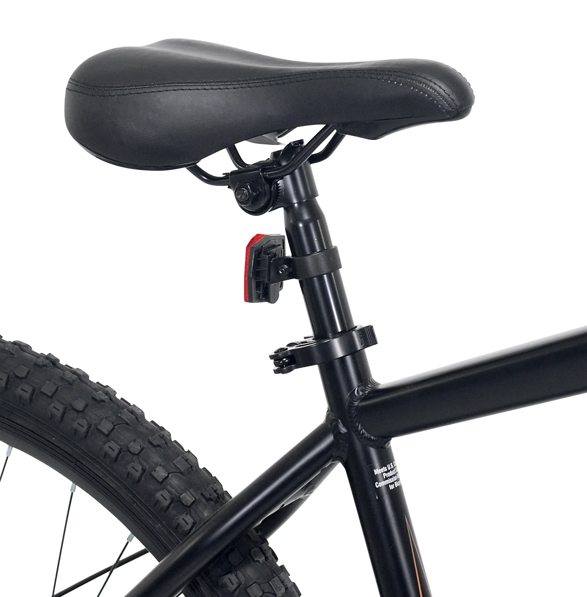 Ozark Trail 27.5 Vibe Mountain Bicycle, Small Frame, Fits Riders 5'0 - 5'6, Black, Adult, Unisex