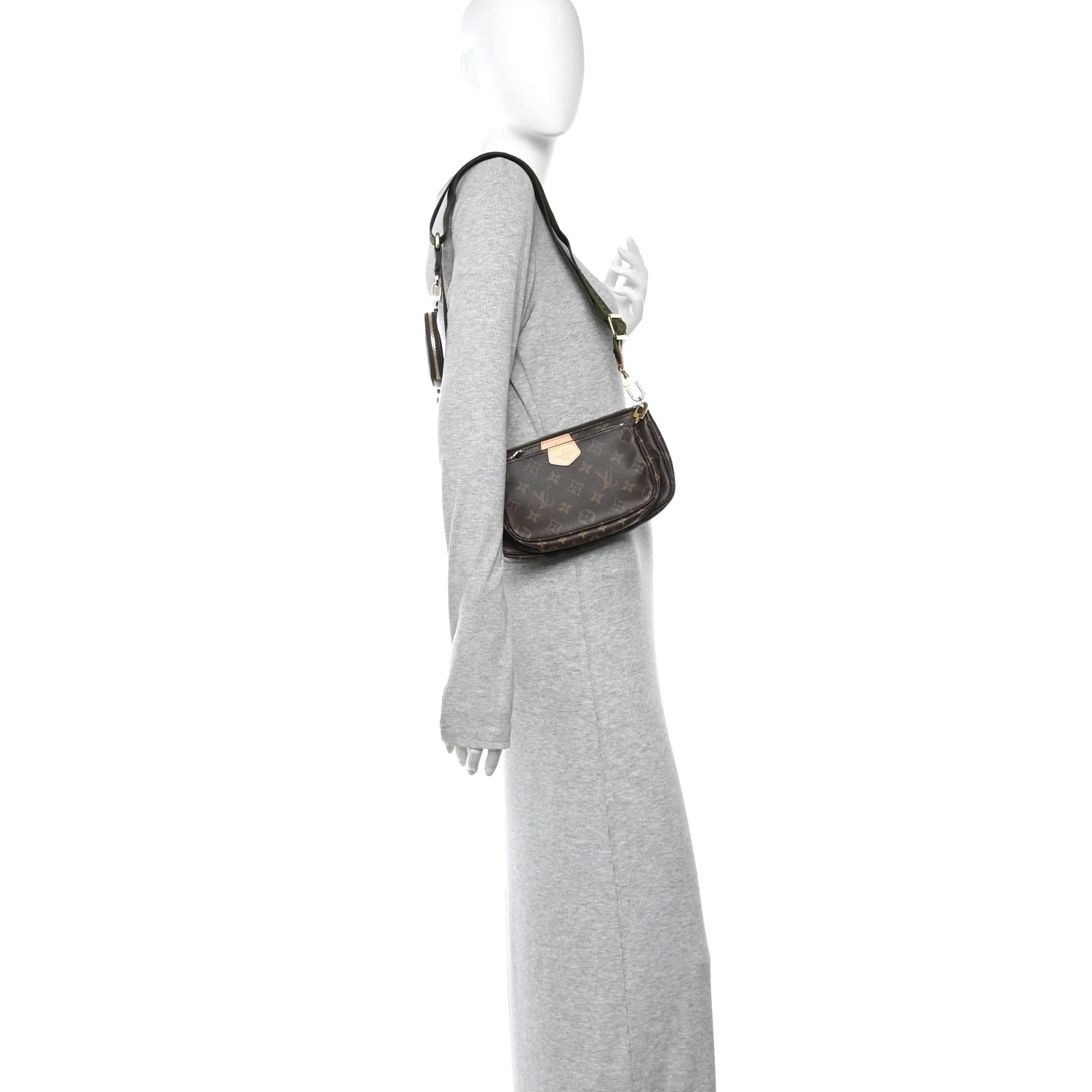 Monogram Multi Pochette Accessories Kaki