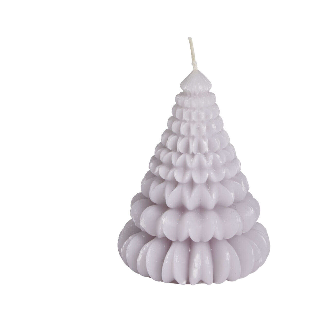 Bougie cône Ø7,2xH9,5cm - 3 coloris