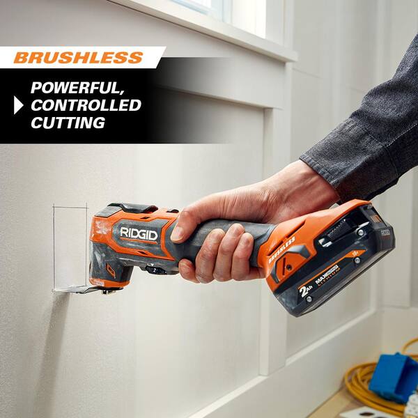 18V Brushless Cordless 4 Tool Combo Kit w/ 18V Brushless 7 1/4 in Circular Saw, 18V Brushless 4 1/2 in Angle Grinder Image 10
