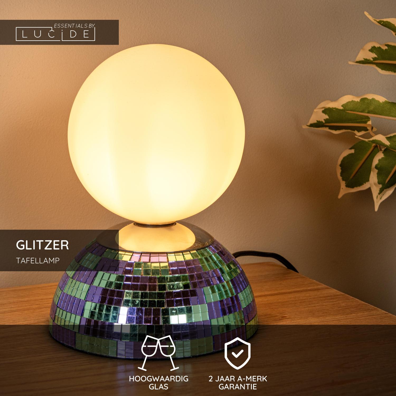 Lucide GLITZER Tafellamp - Blauw