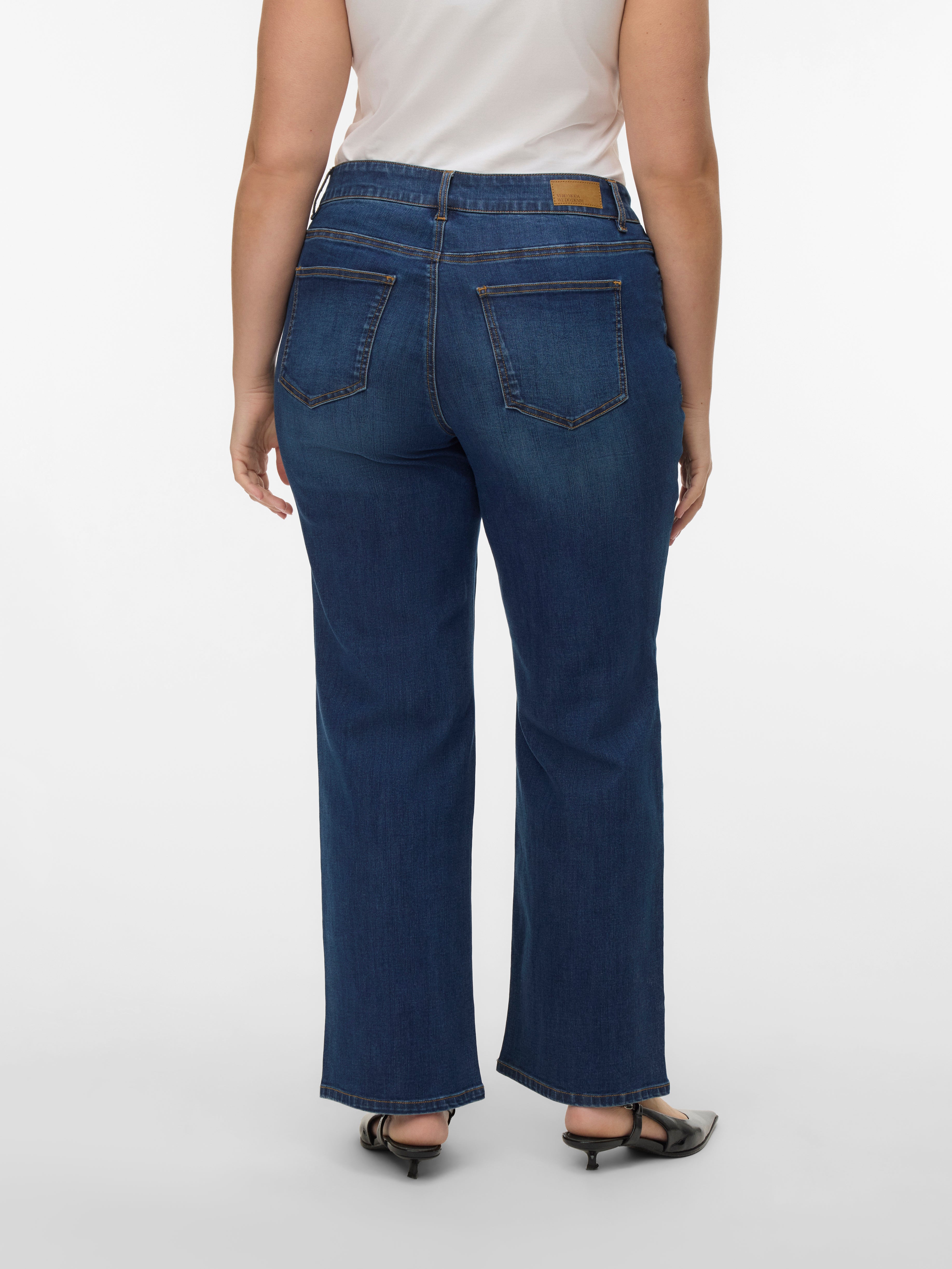 VERO MODA® VMCSTELLASTRETCH Mid rise Wide Leg Fit Jeans