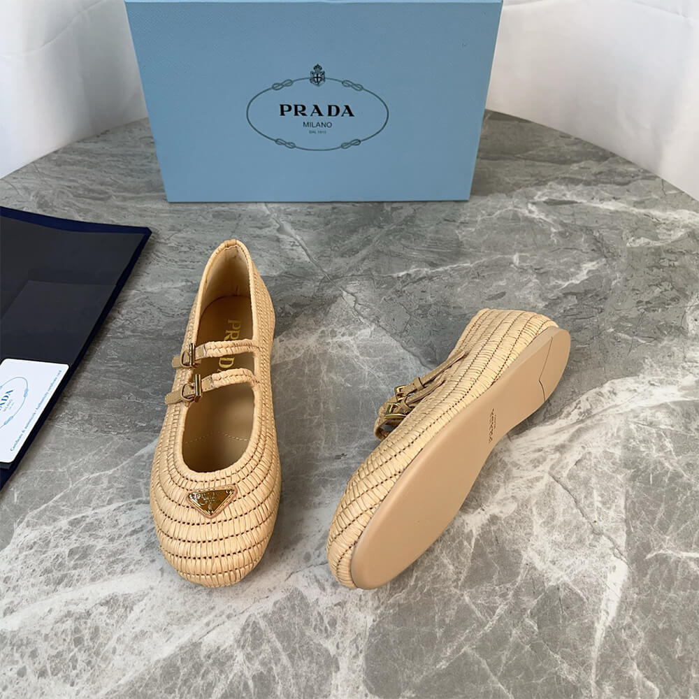 PRADA Crochet ballerinas