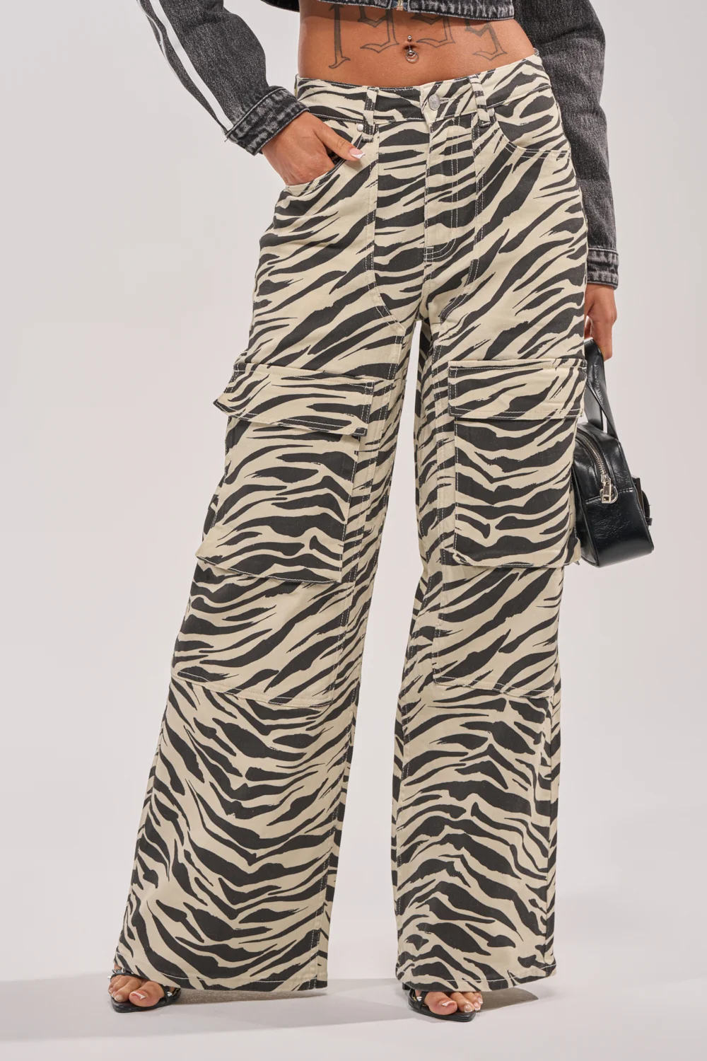 IN THE WILD ZEBRA DENIM - Akira Store