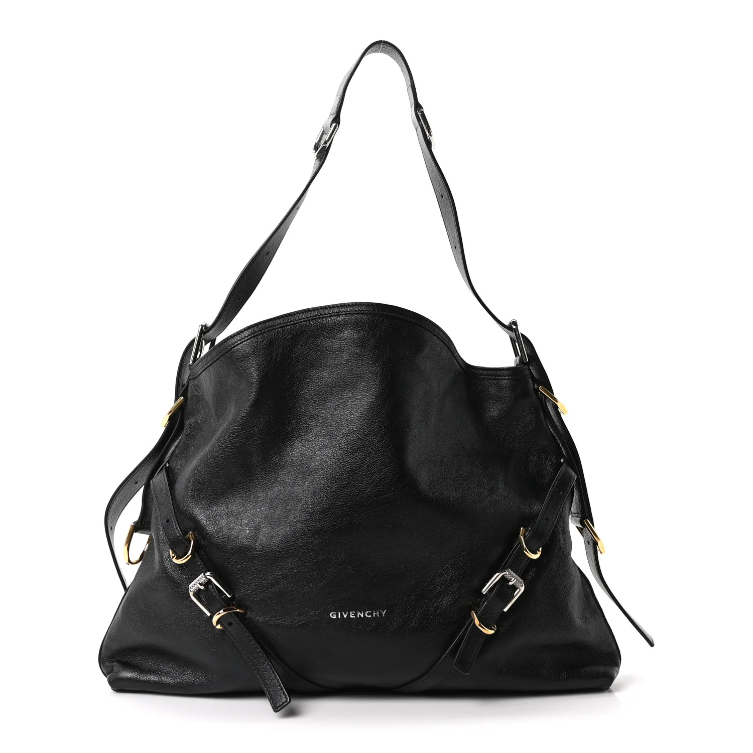 Calfskin Medium Voyou Bag Black