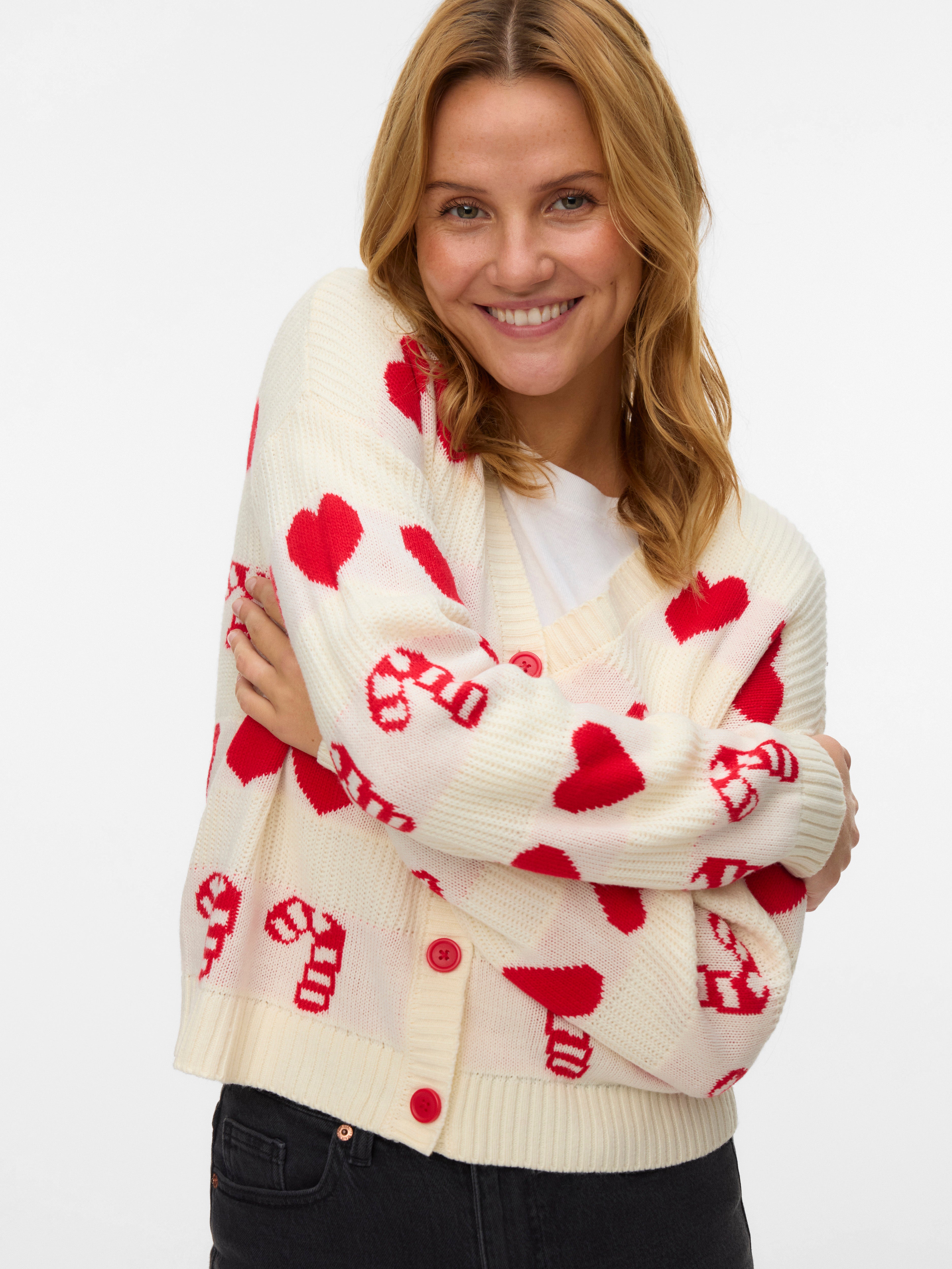 VERO MODA® VMCANDYHEARTS Knit Cardigan