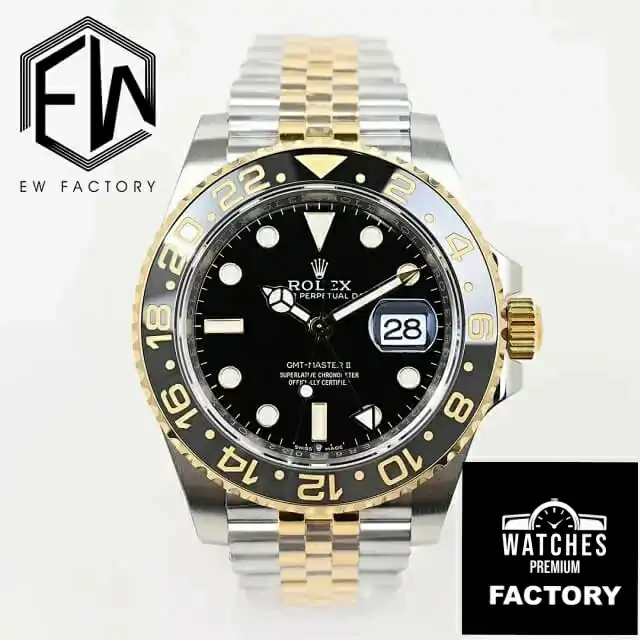Rolex GMT Master II M126713grnr-0001 EW Factory Black Bezel