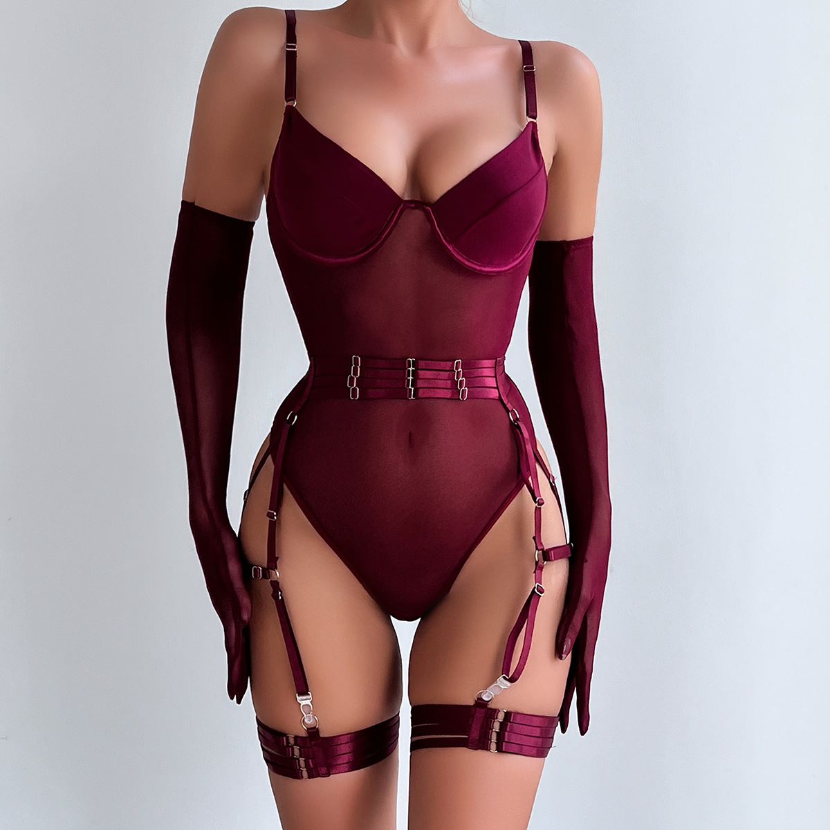 Be You Cat: 3-Piece Sexy Lingerie Set
