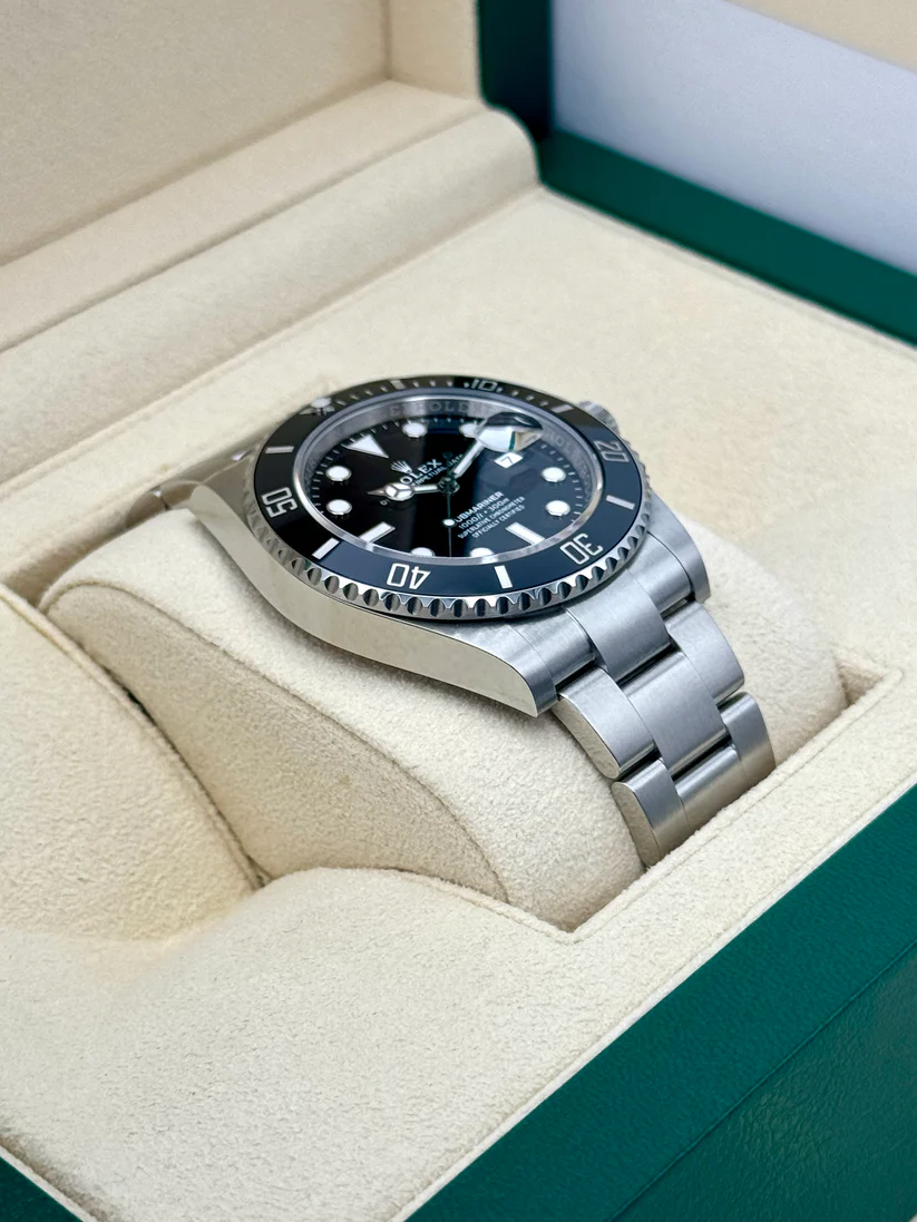 [Super Clone]Rolex Submariner 41mm Date Stainless Steel Black Dial Black Bezel - 126610LN