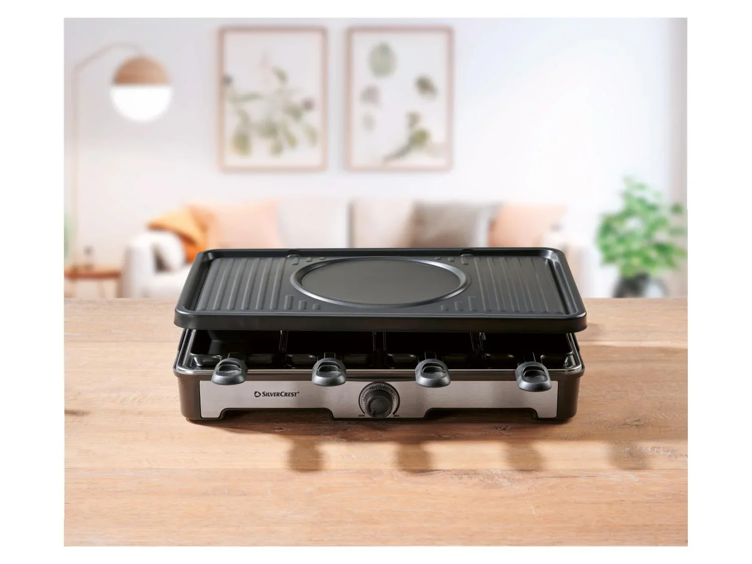 SILVERCREST Combinaison grill raclette et fondue Premium