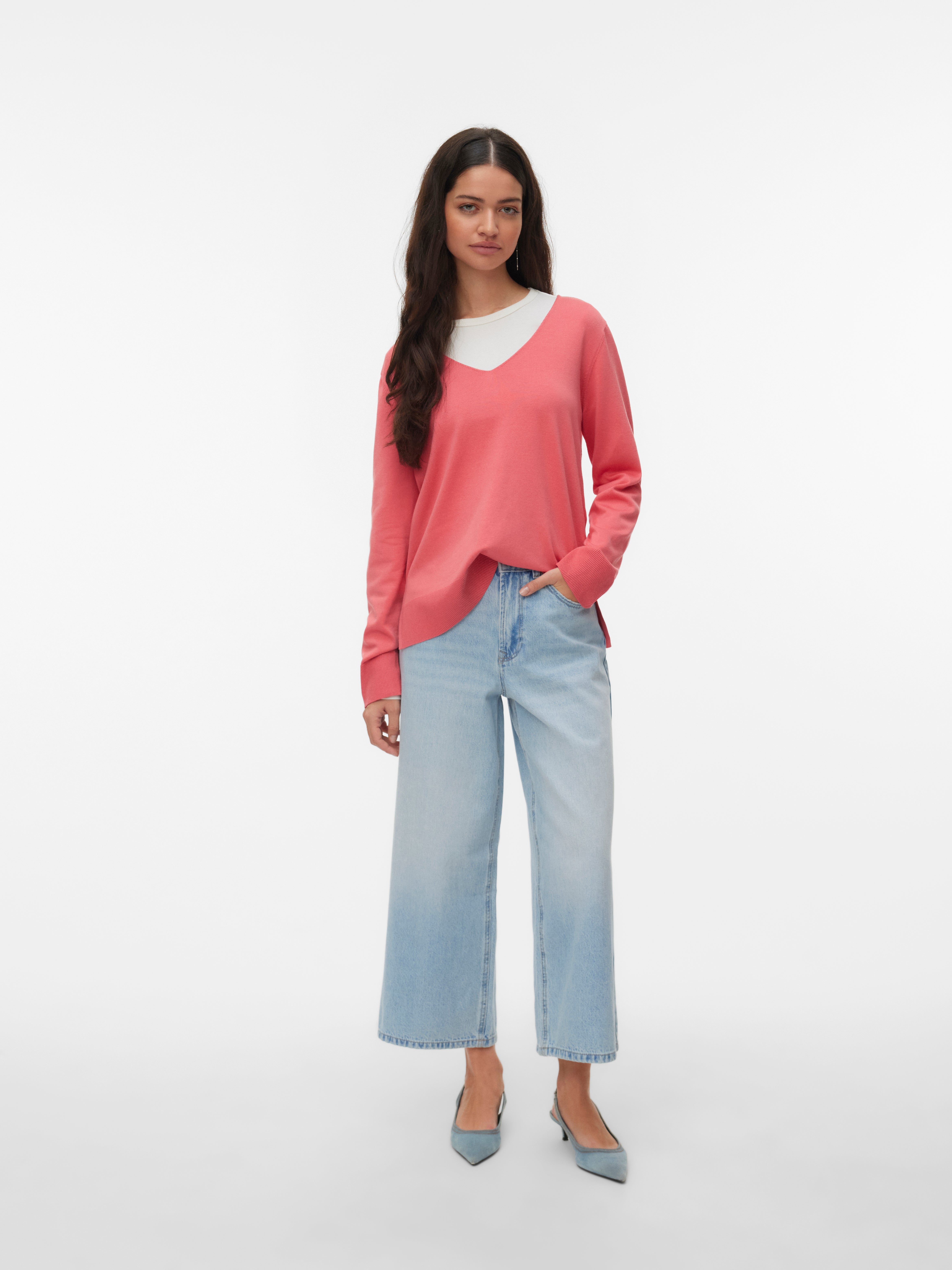 VERO MODA® VMSILJE Knitted pullover