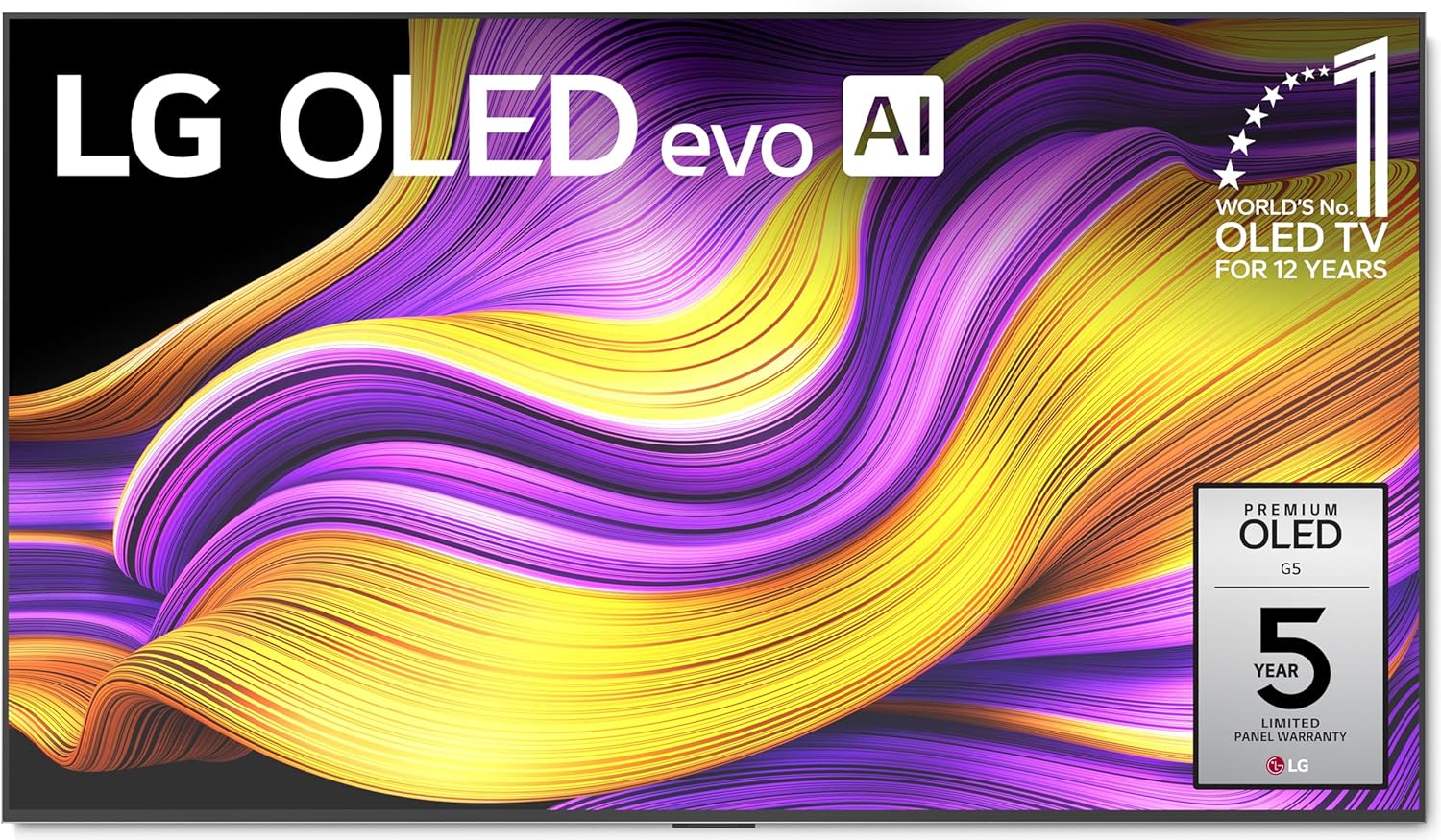 LG 65-Inch Class OLED evo AI 4K G5 Series Smart TV w/Dolby Atmos  Dolby Vision  HDR10  AI Super Upscaling 4K  Filmmaker Mode  Wow Orchestra  Alexa Built-in (OLED65G5WUA  2025) (Renewed)