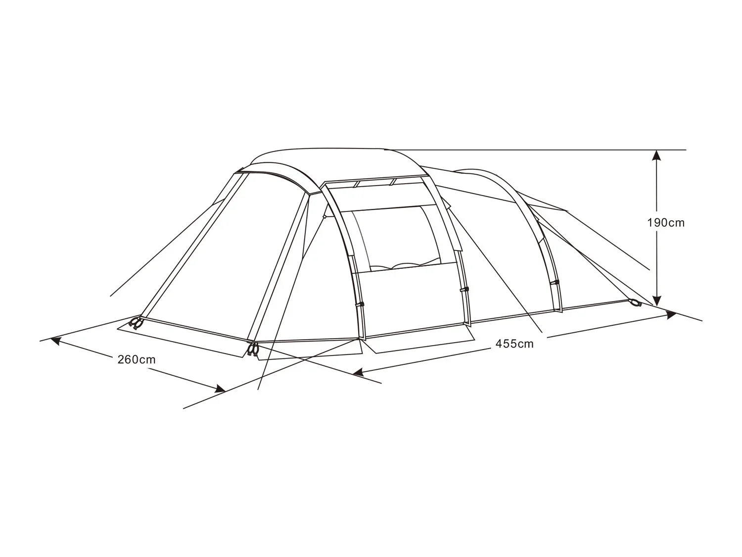 Rocktrail Tente de camping familiale