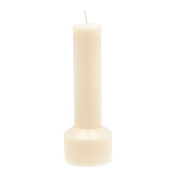 Hvils kubbelys 7x20 cm parafin/stearin cream