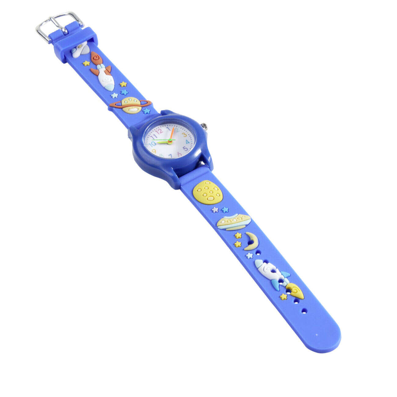 Montre enfant unisexe silicone et acier Ø3xL21cm - 8 modèles