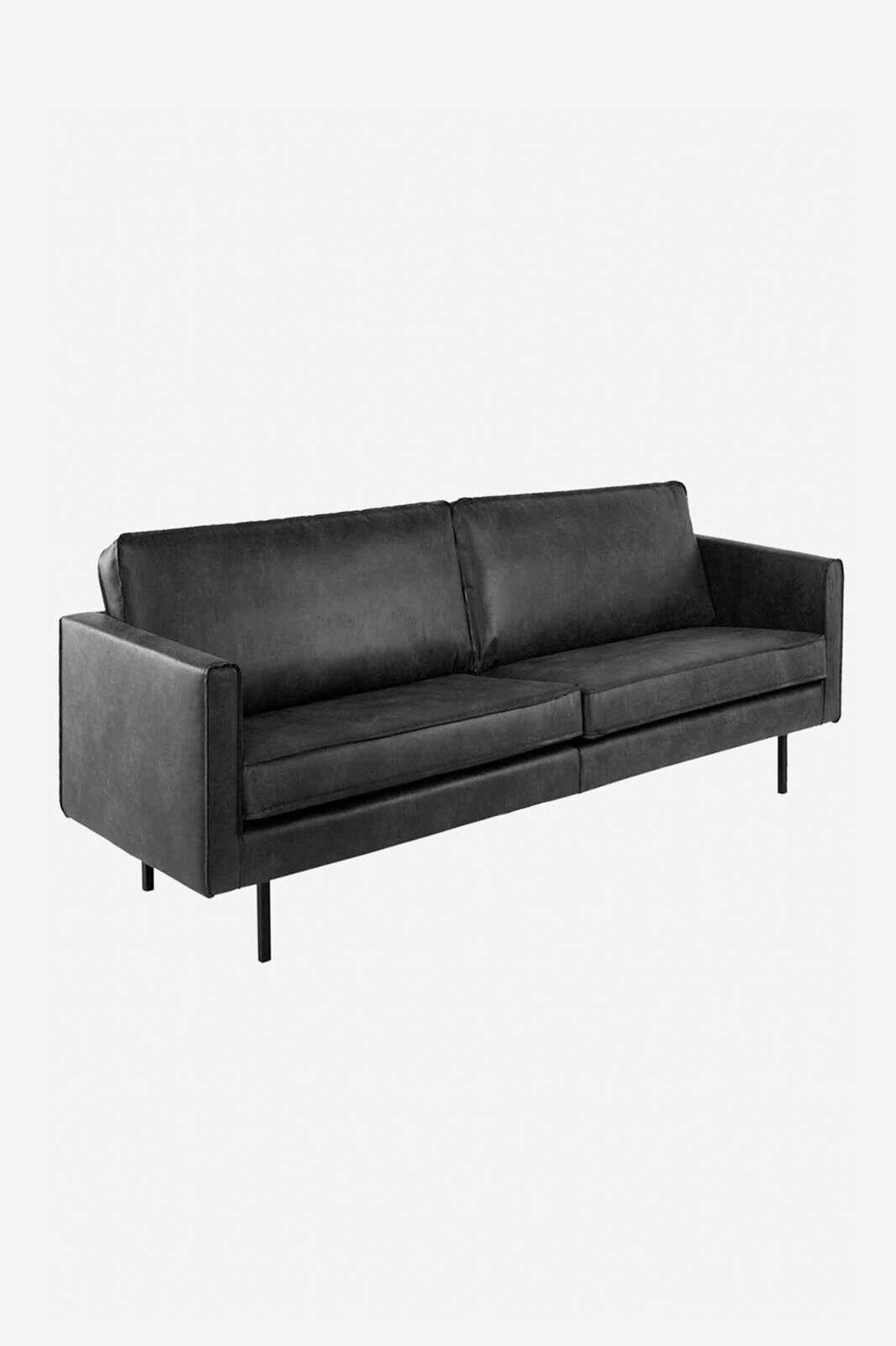 Amsterdam leer outside bank 2.5-zits zwart