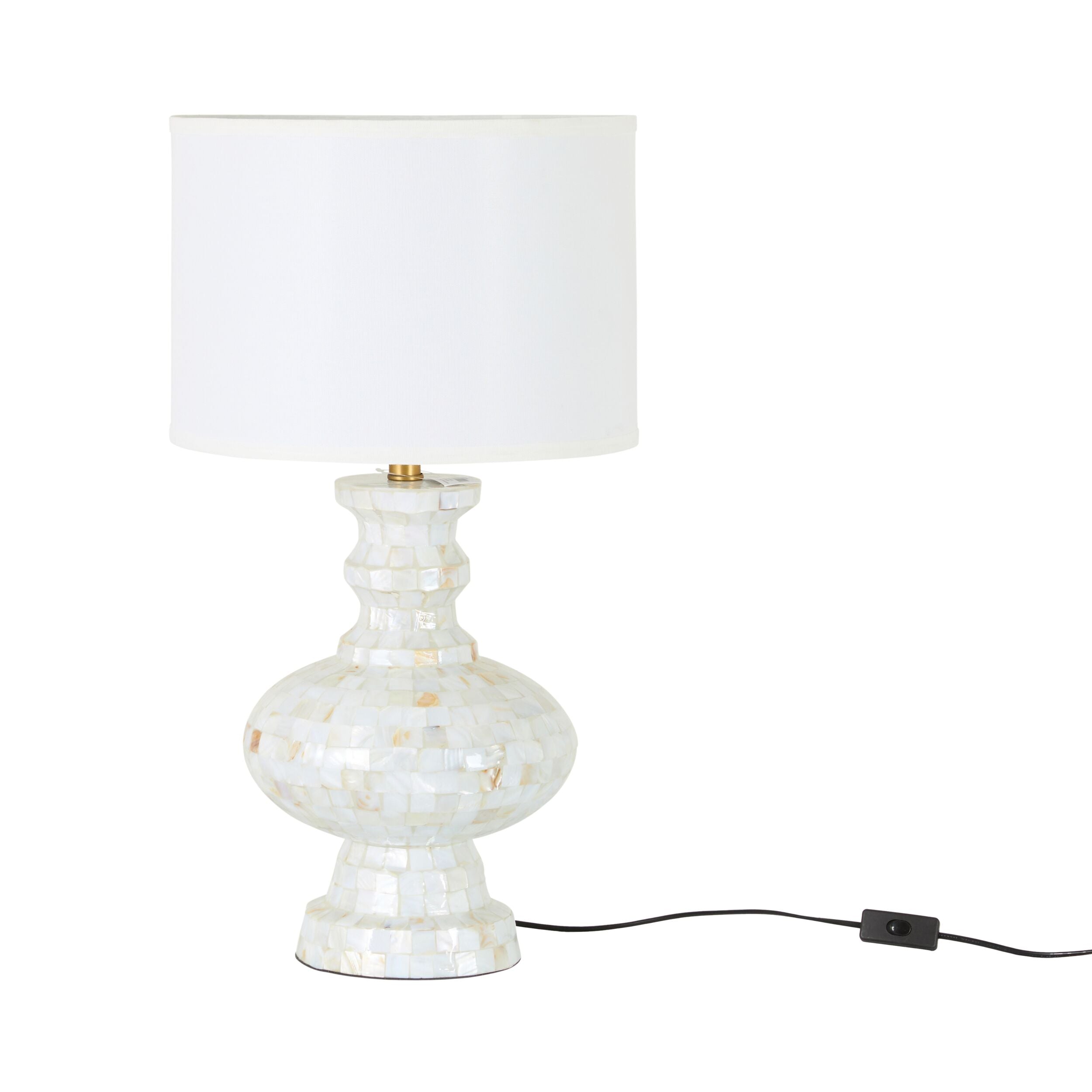 Opaline Mother of Pearl Table Lamp 71cm