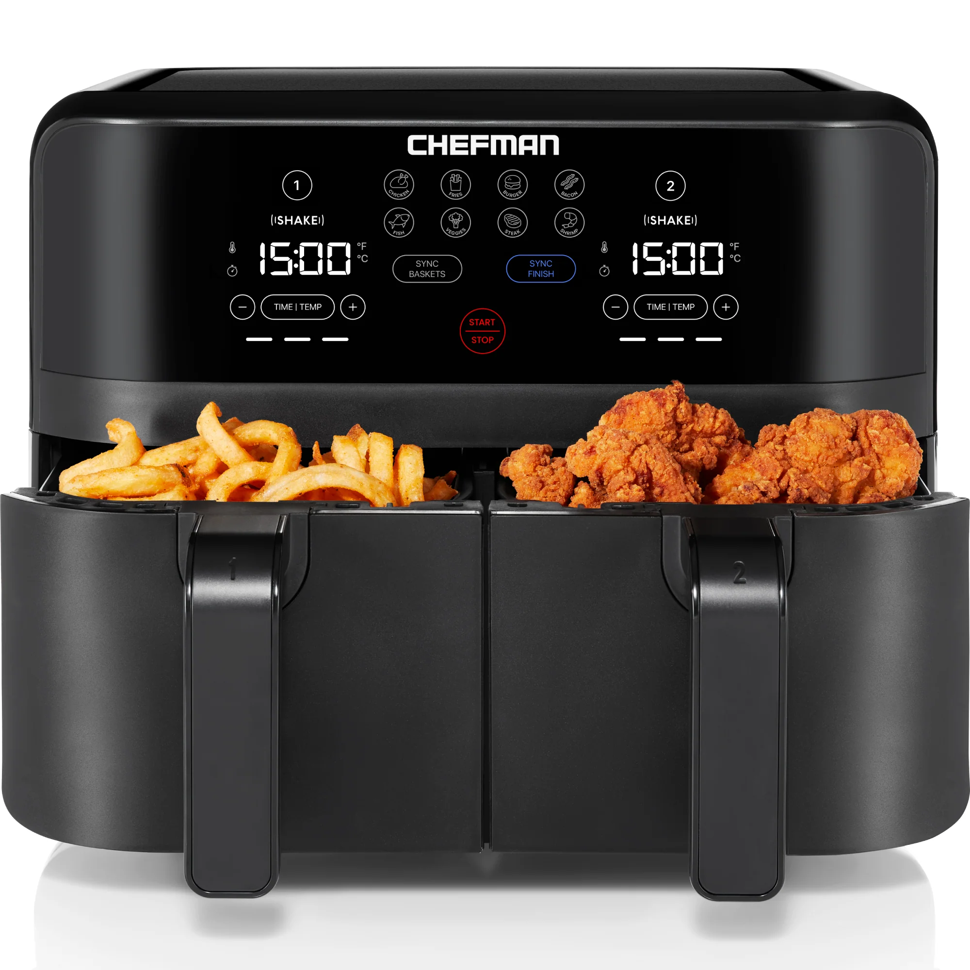 Double-Basket Air Fryer - 9 Quart