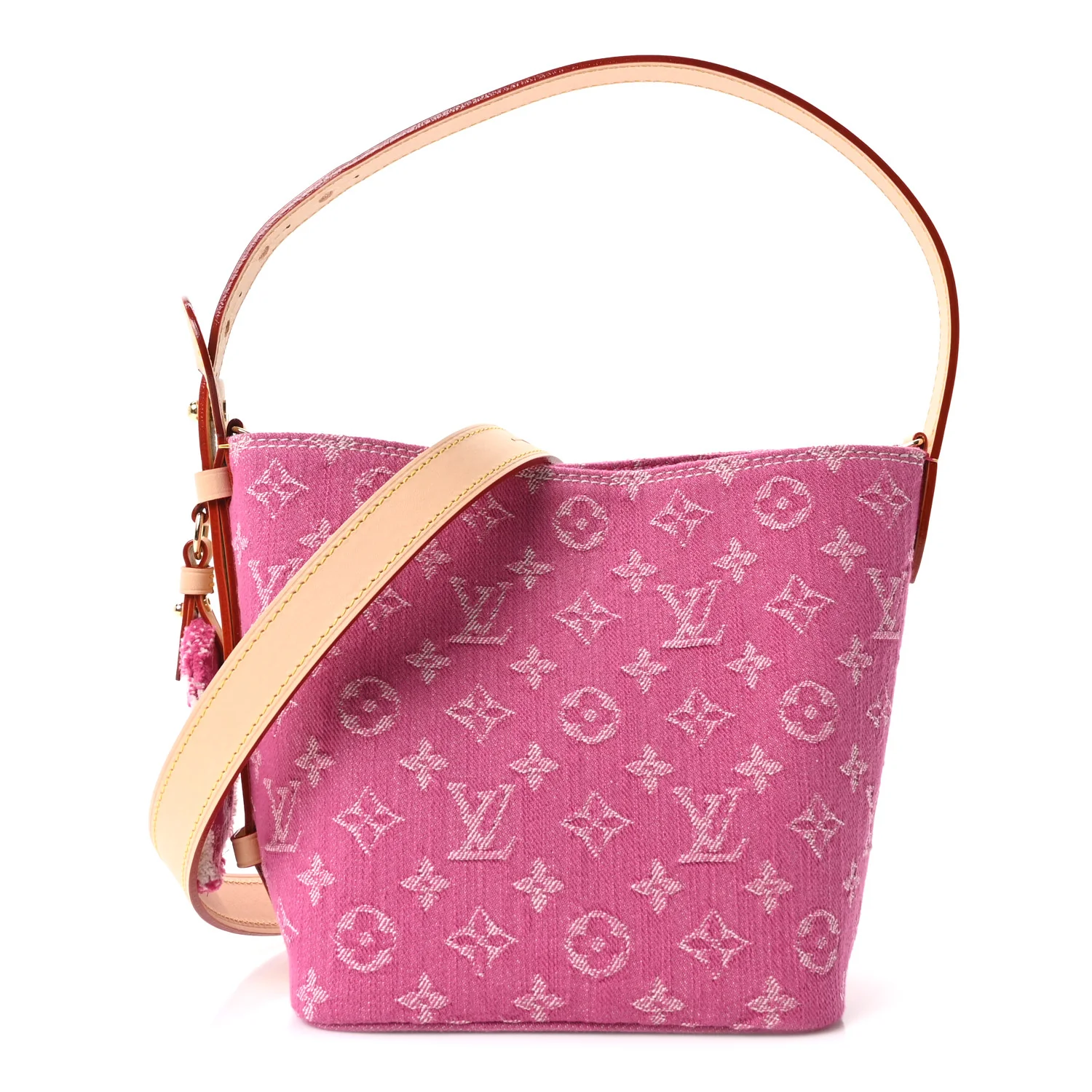Monogram Denim All In BB Fuchsia