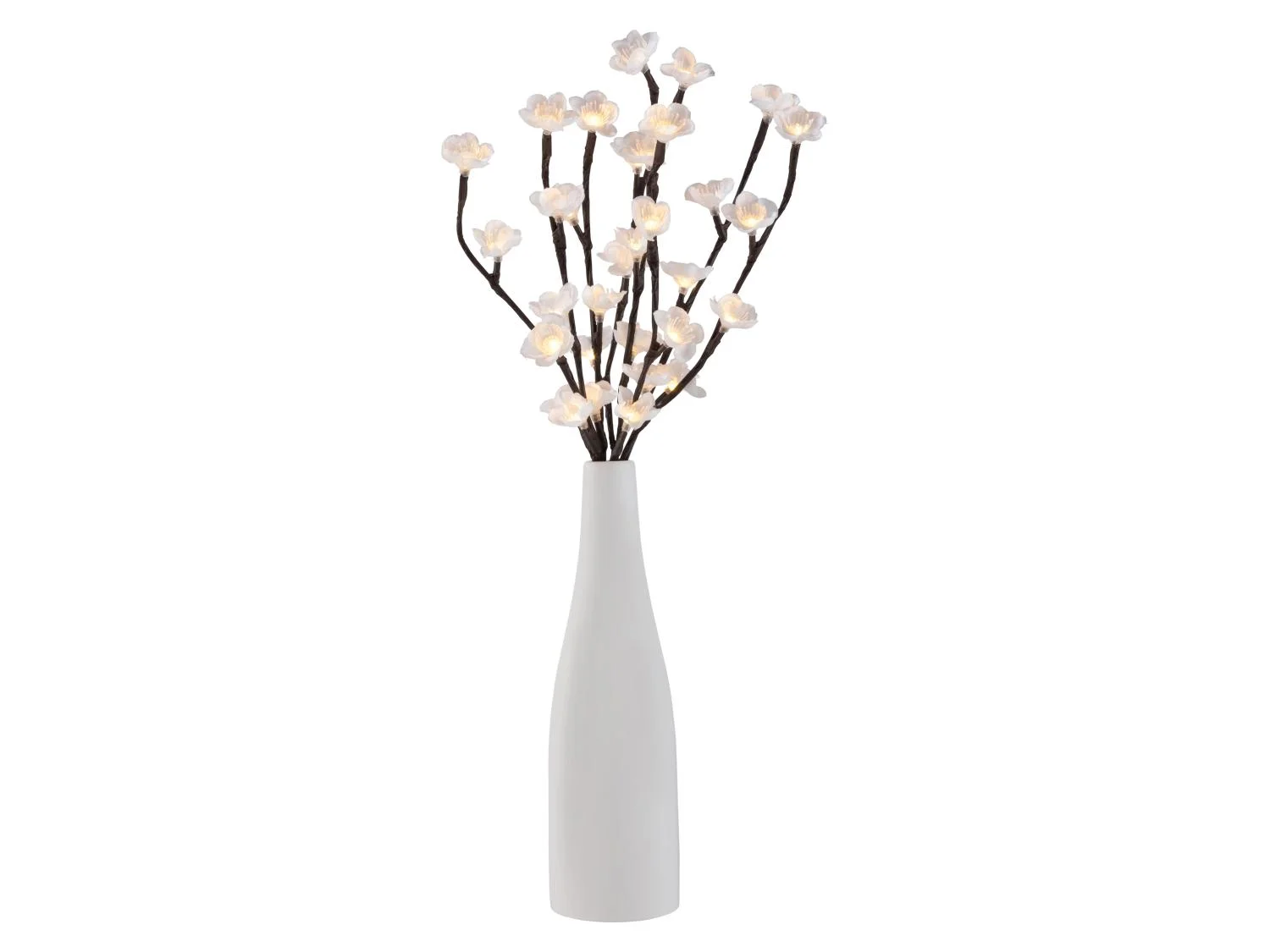 LIVARNO Vase dcoratif avec branches lumineuses LED