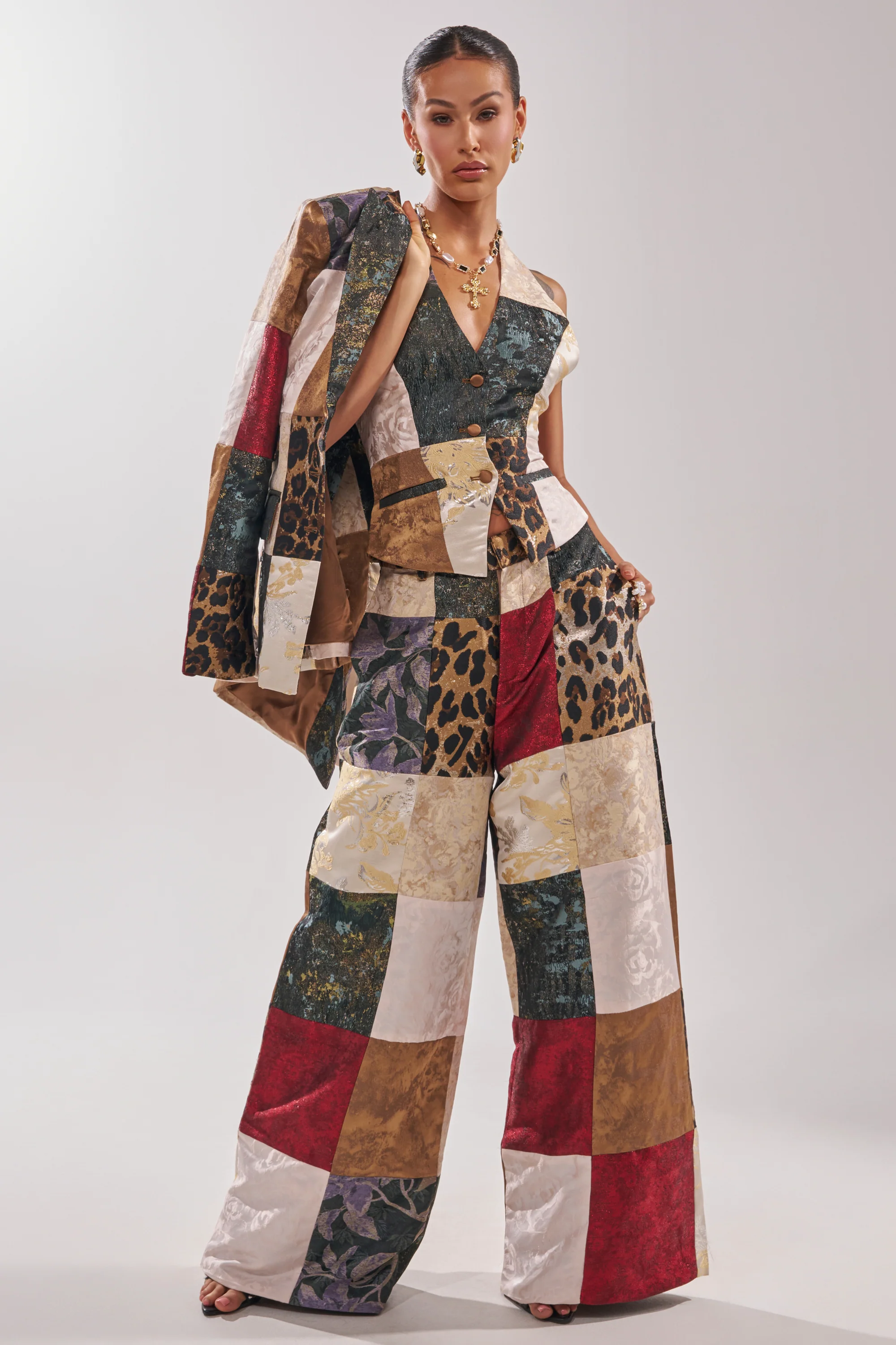 MADE YOU LOOK PATCHWORK TROUSER - Akira Store