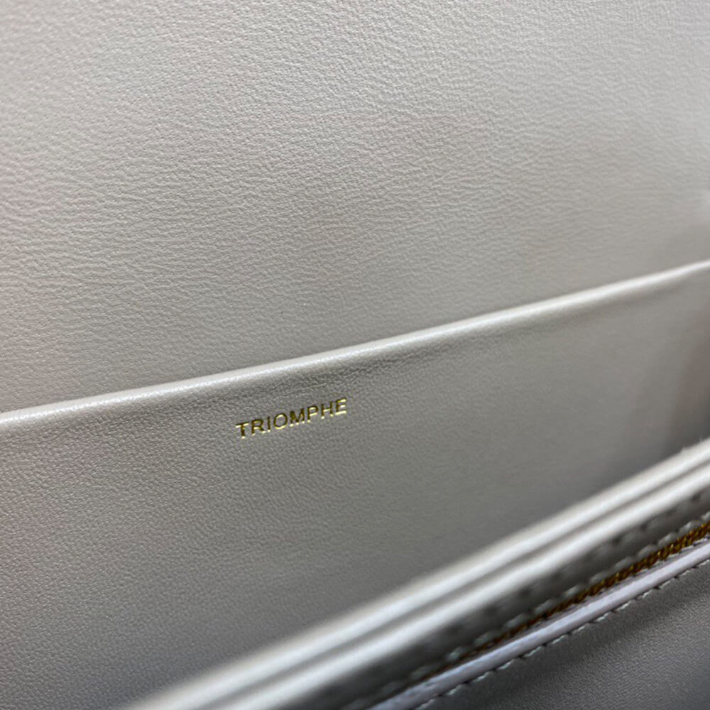 CELINE CLASSIQUE TRIOMPHE BAG in shiny calfskin(HIGH-END GRADE)
