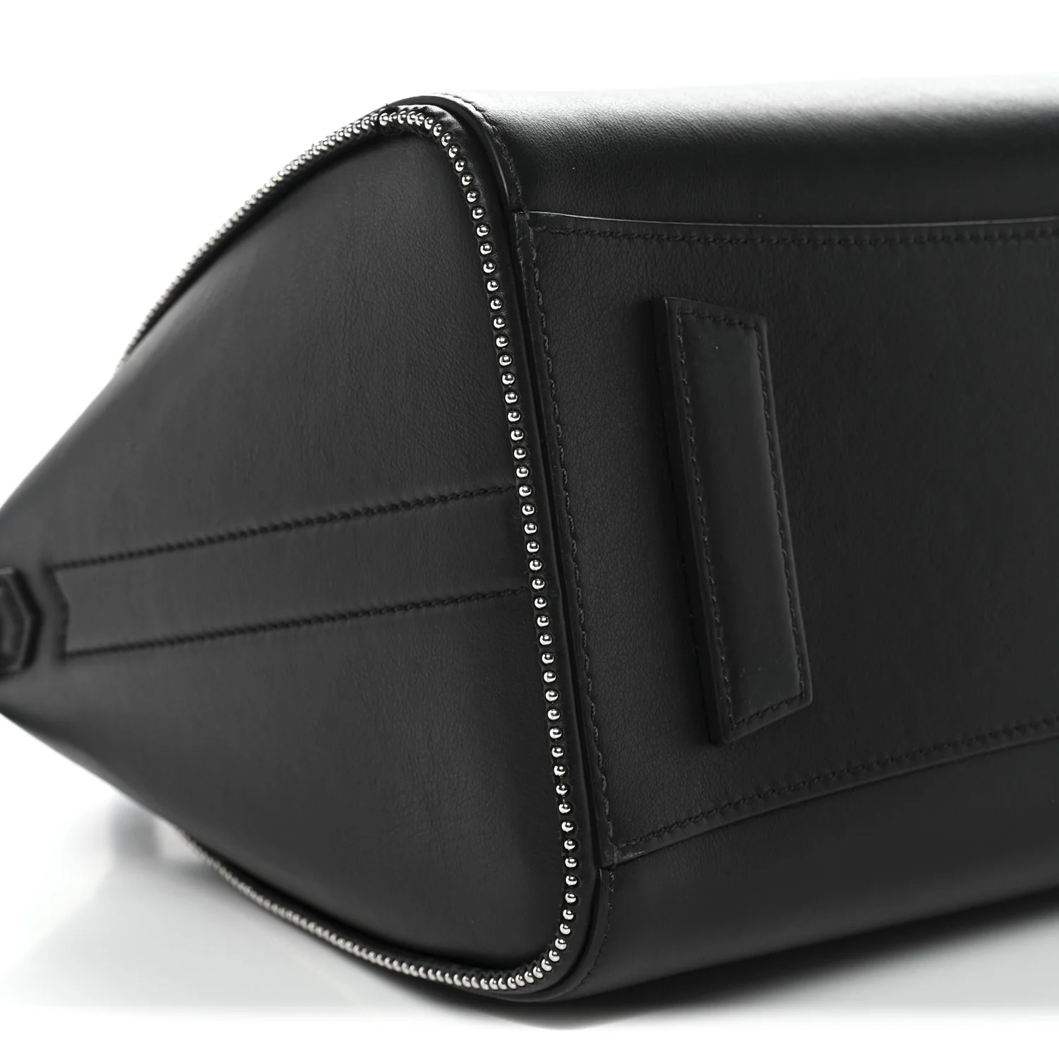 Calfskin Small Studded Antigona Black