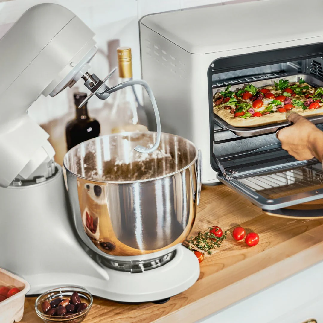 Beautiful 5 3 qt Stand Mixer, Lightweight Powerful with Tilt Head, White Icing by Drew Barrymore Image 6