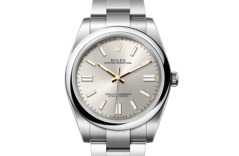 [Super Clone]R124300 Oyster-Perpetual Silver - New