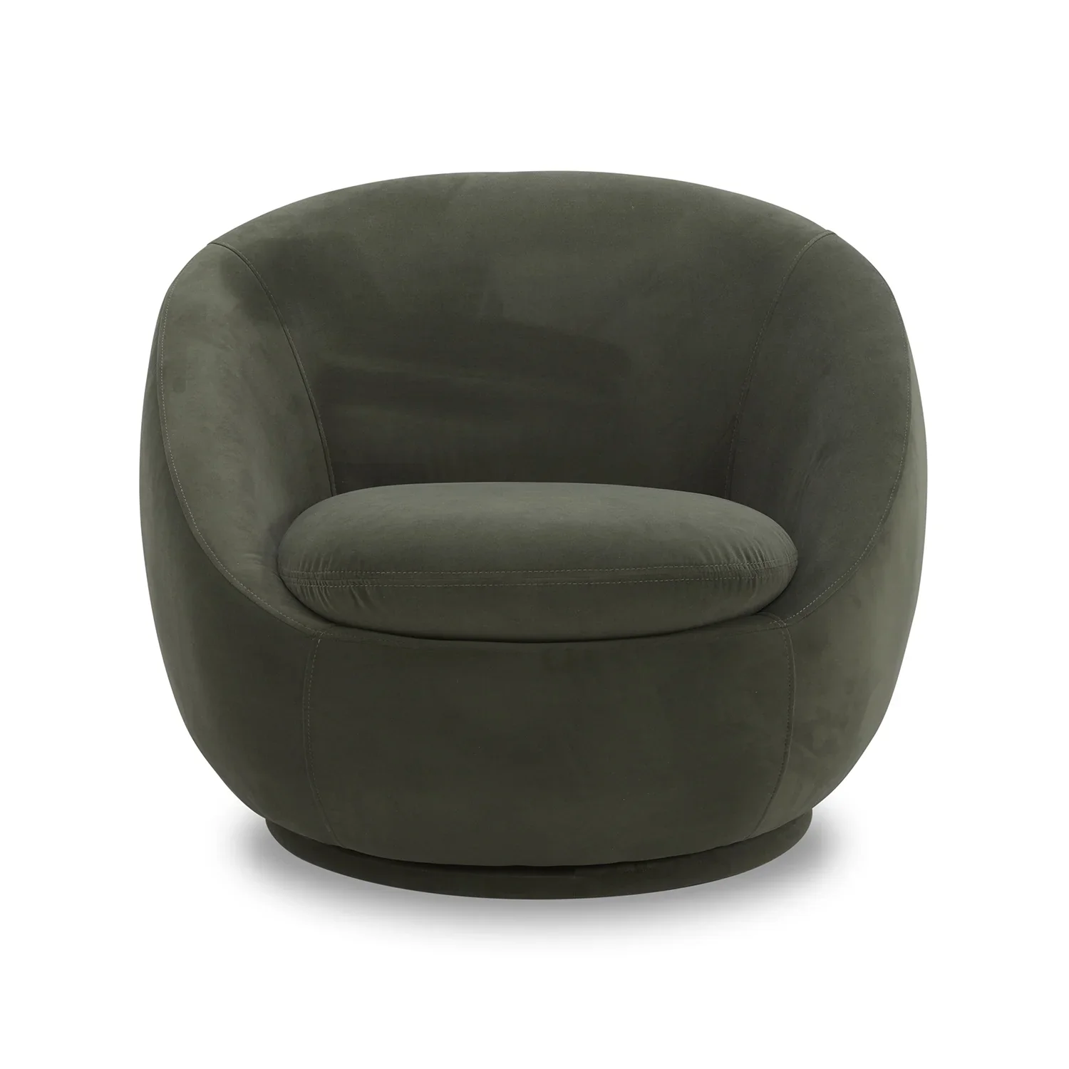 Better Homes & Gardens Mira Swivel Accent Chair, Cream Shearling