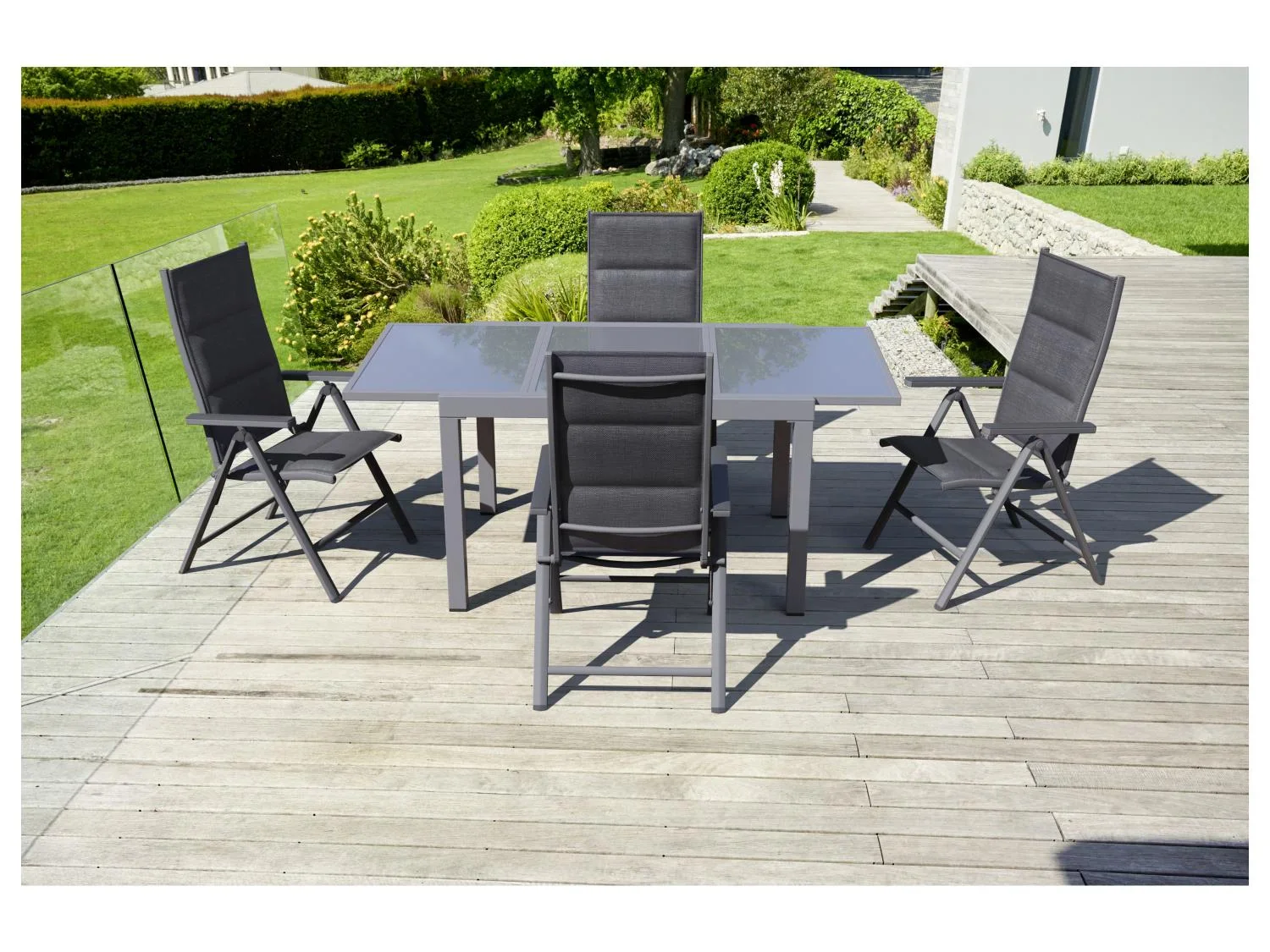 LIVARNO home Lot de 4 chaises hautes TORONTO