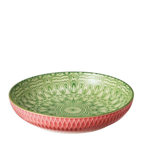 AMICI skål 75 cl 21 cm rombe rosa