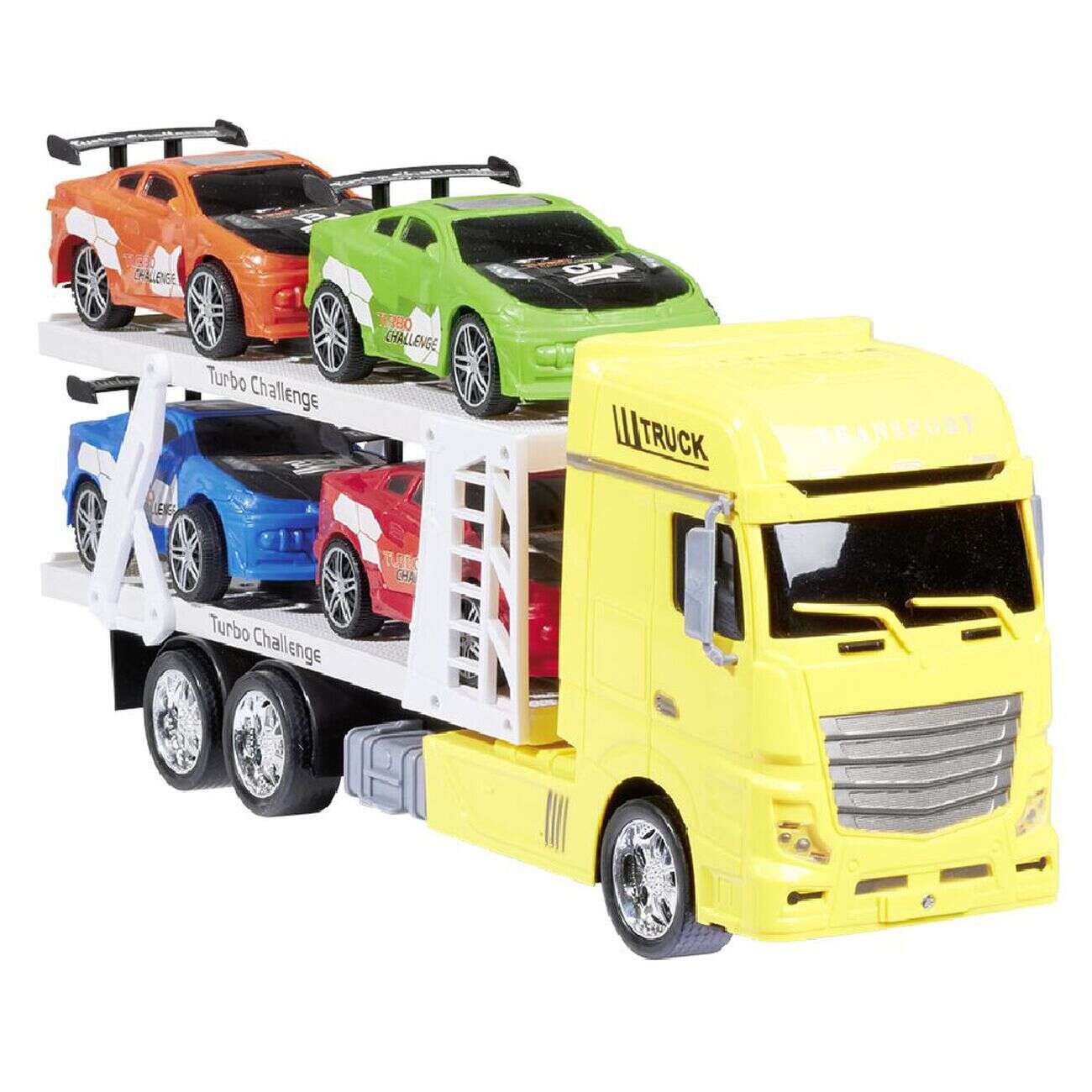 Camion de transport avec voitures