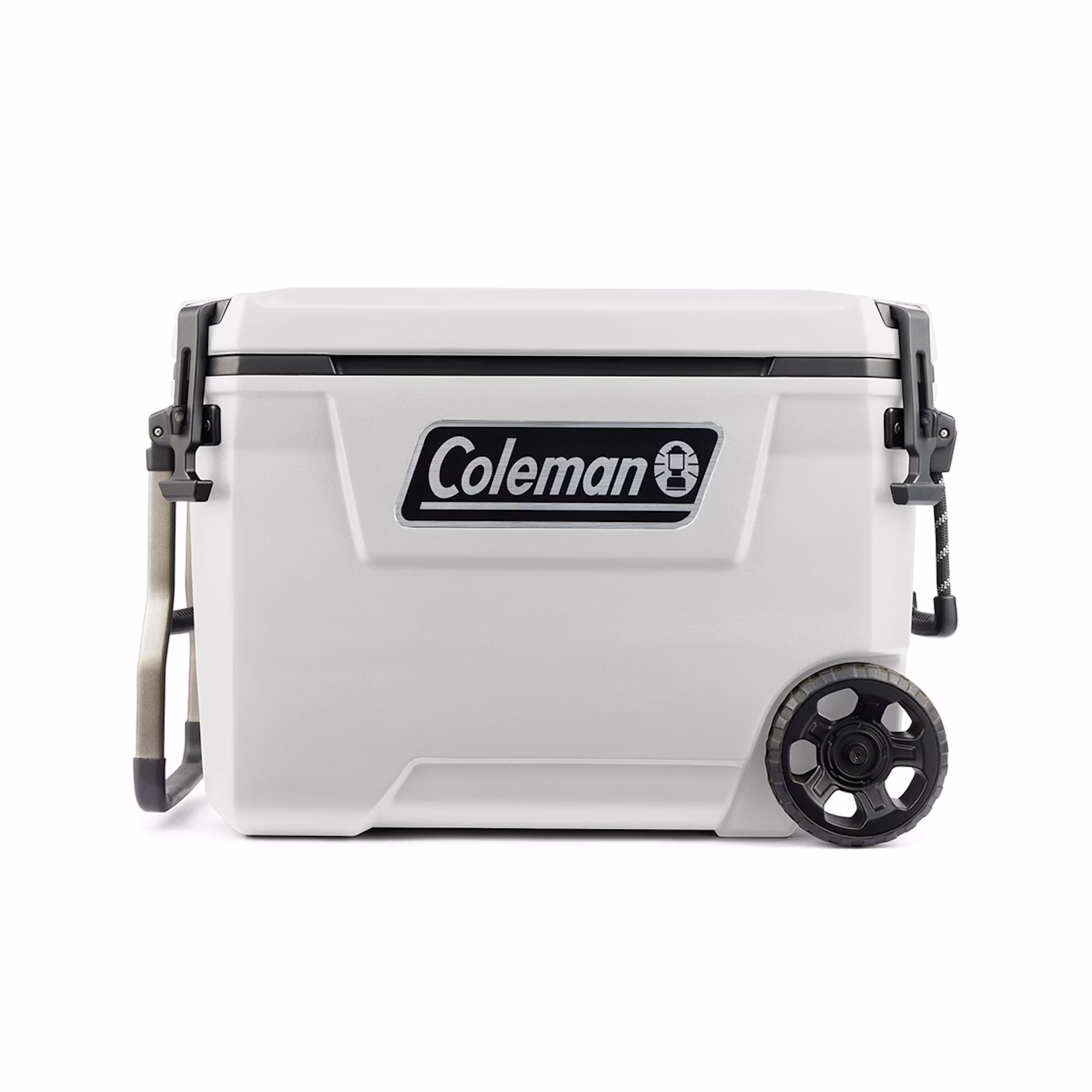 Convoy Series 65-Quart Hard Cooler with Wheels, up to 48 Cans, Brown Walnut Color(Walnut) - Image 5