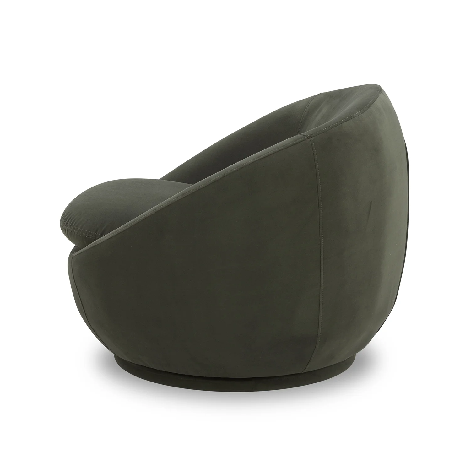 Better Homes & Gardens Mira Swivel Accent Chair, Cream Shearling