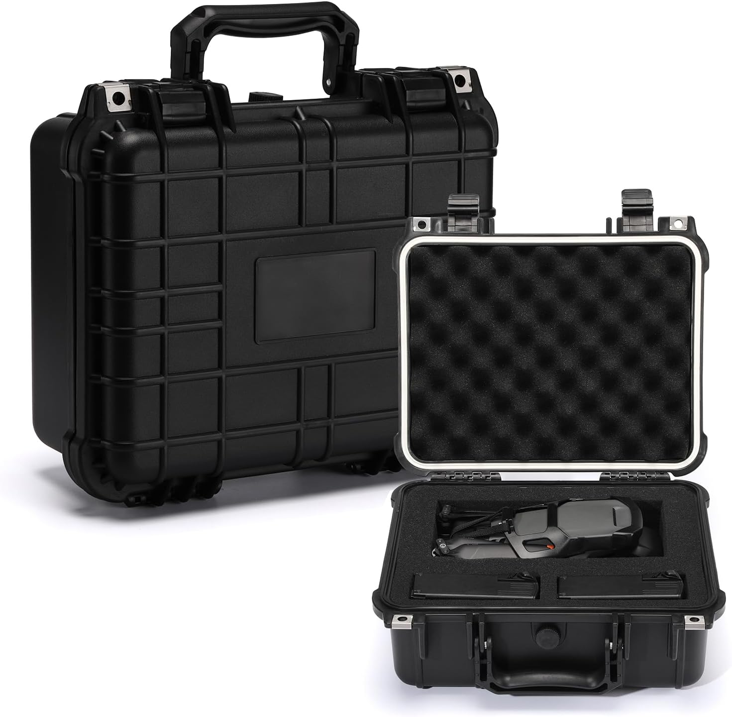 CASOMAN 11.5-Inch Water-Proof & Explosion-Proof Box, with Cushion-Proof Sponge, IP67 Water-Proof Grade, Customizable Foam