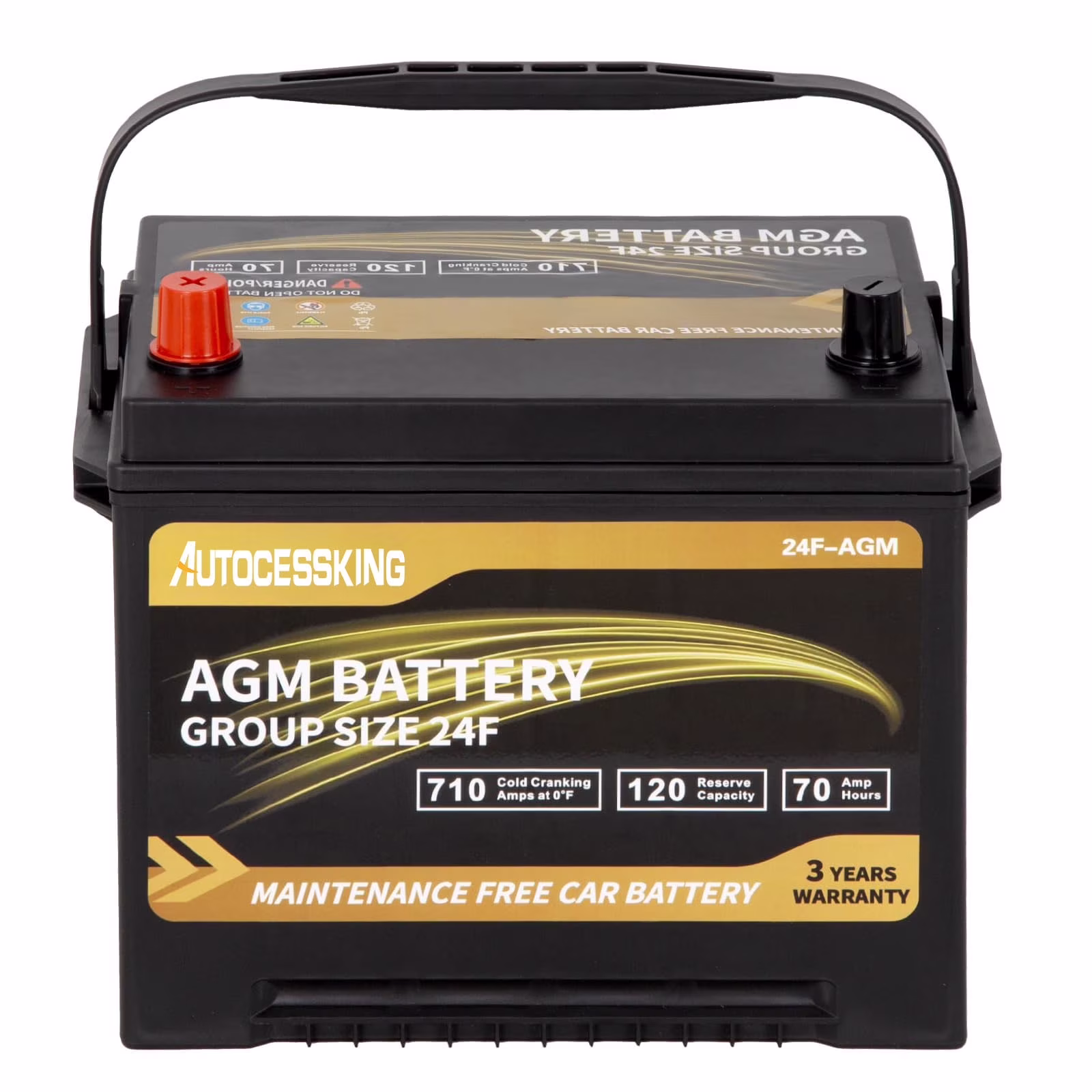 Platinum AGM Battery, Group 47 Rechargeable Automotive Batteries for Car, 12V H5 680CCA 60Ah 100RC(47) - Image 9