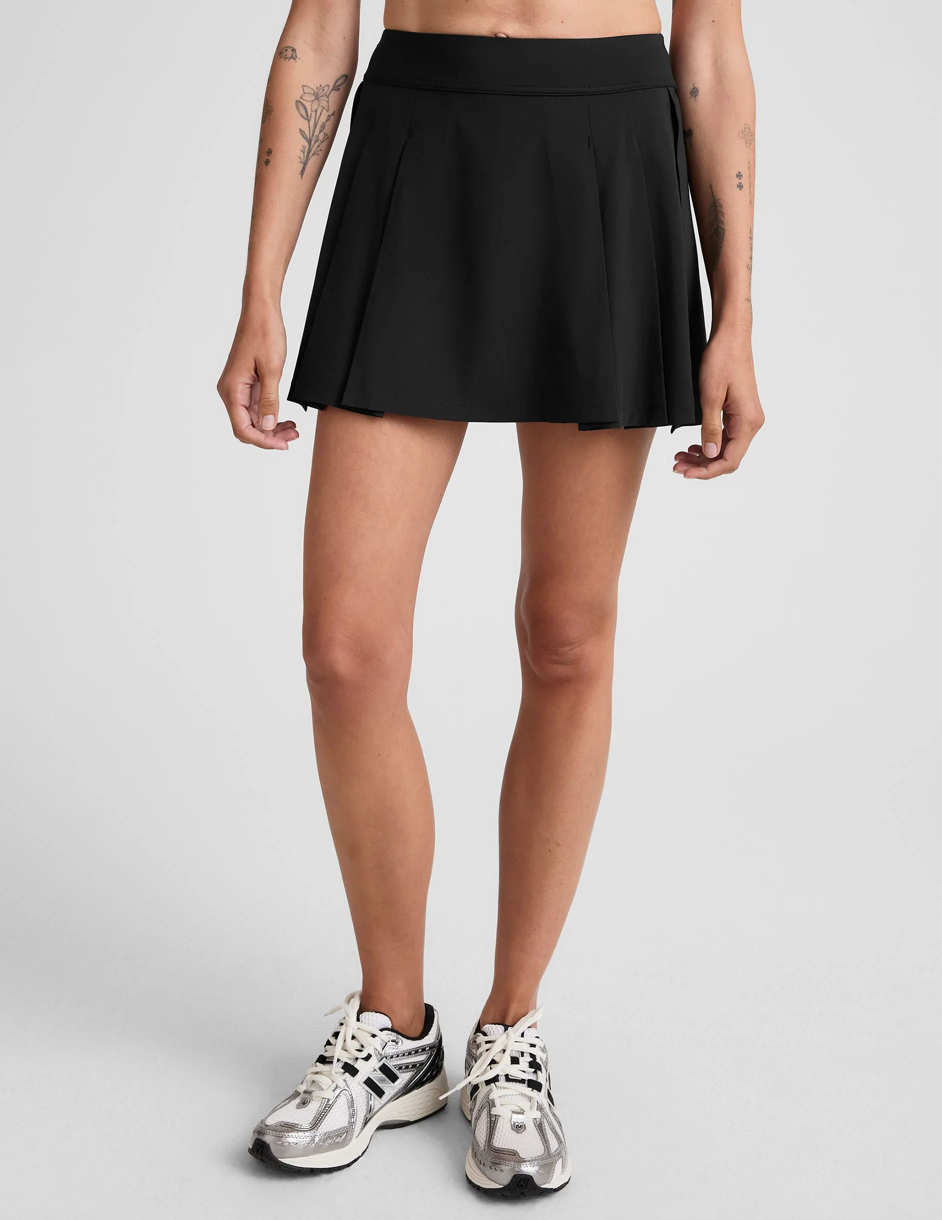 Score Pleated Skirt