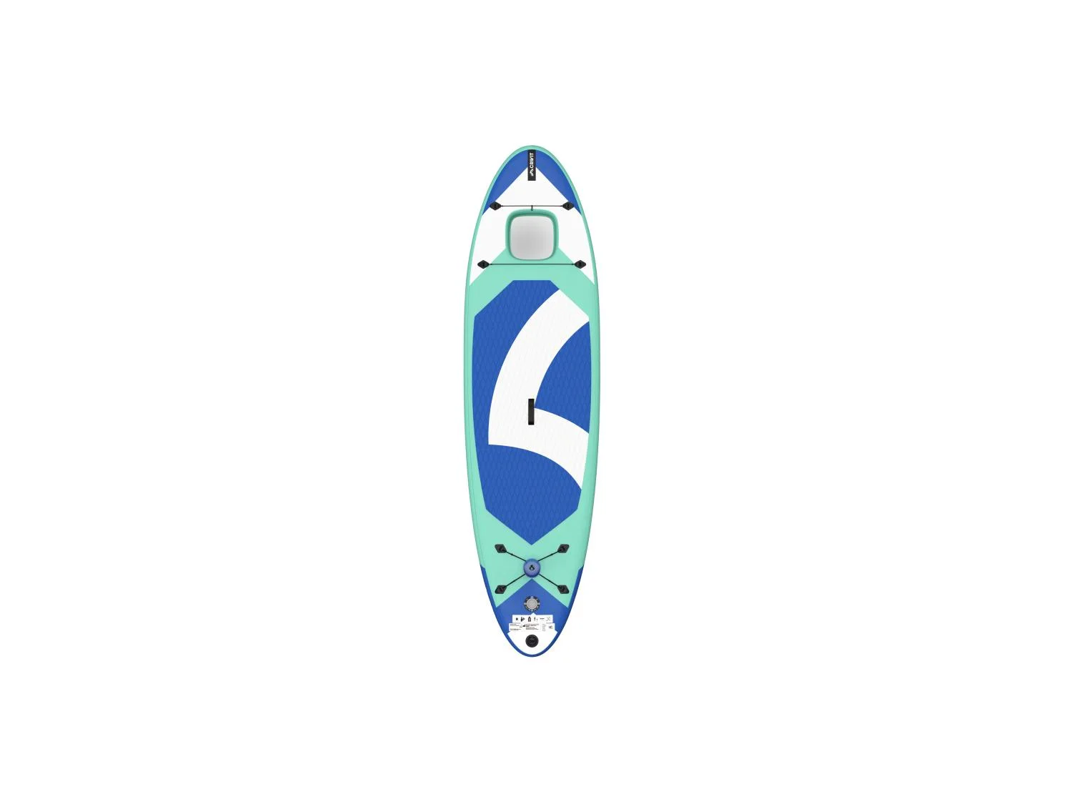 CRIVIT Stand up paddle gonflable polyvalent Aquaview