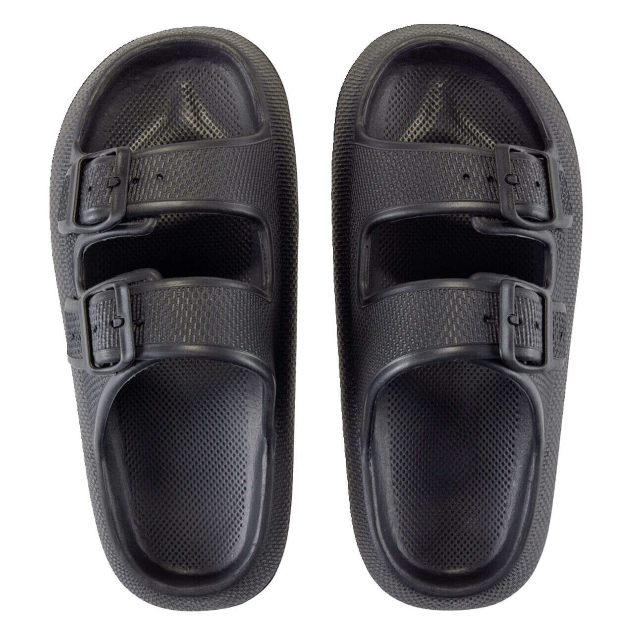 Sandales unisex 2 brides plastique noir 36/37