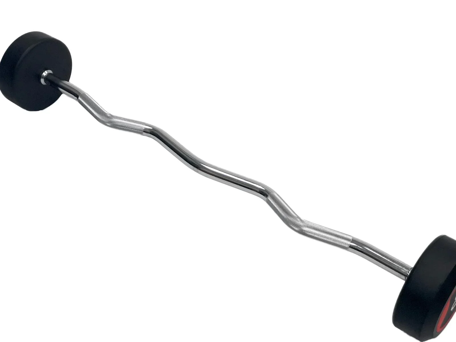 20LB-60LB Ruber EZ Curl Barbell Set (no rack)