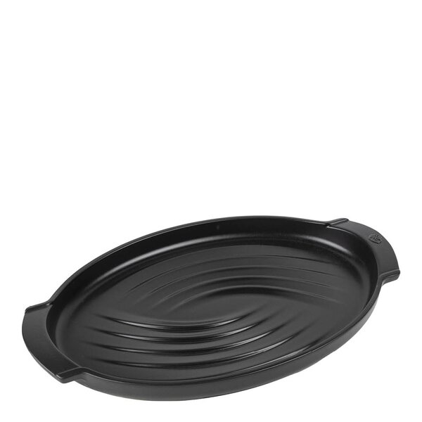 Grill2Table oval grillplate 41 cm svart