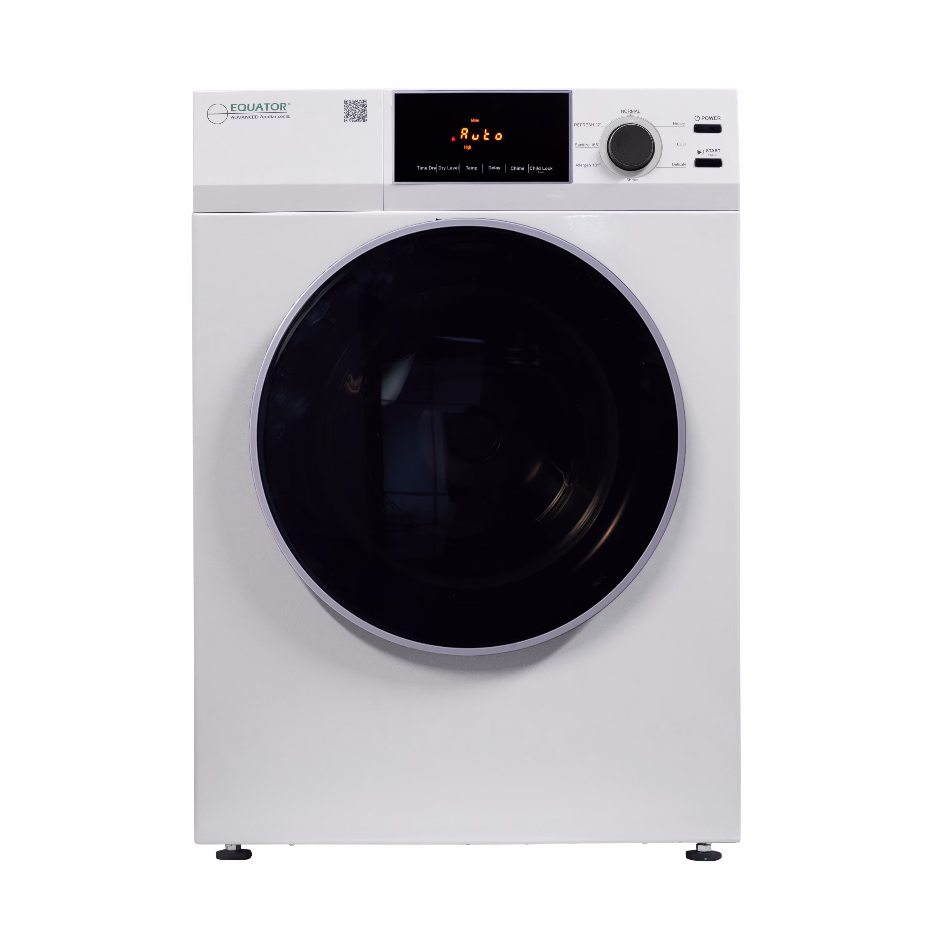 4cu.ft. 220V Electric Vented Sensor Dryer Interior Light Reversible Door