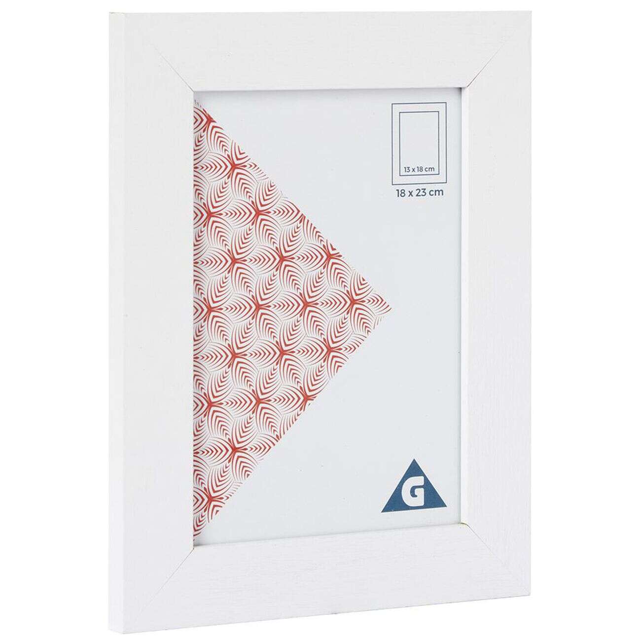 Cadre photo blanc 1 vue 13 x 18 cm