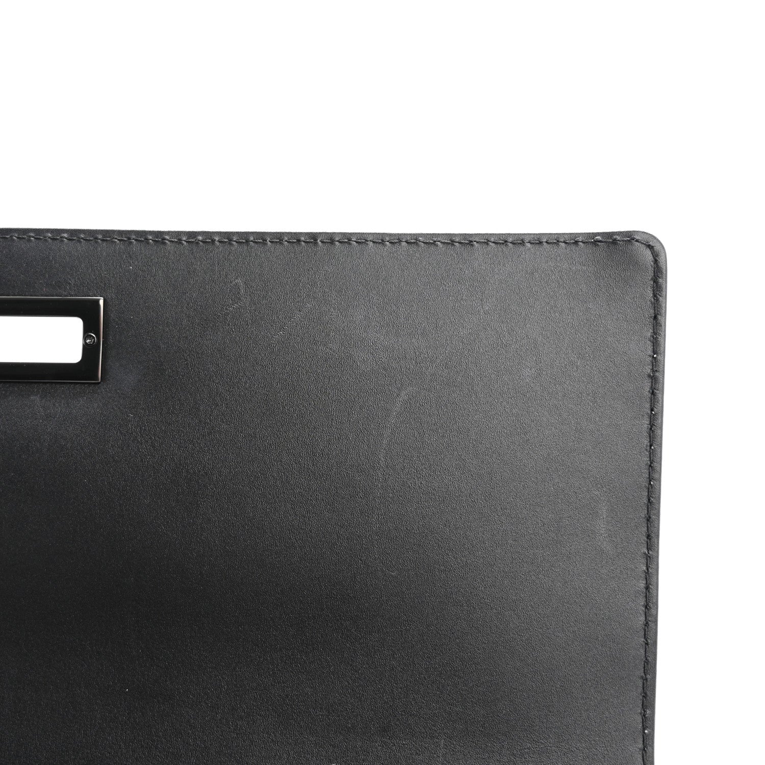 Patent Calfskin Quilted Reissue 2.55 Clutch So Black