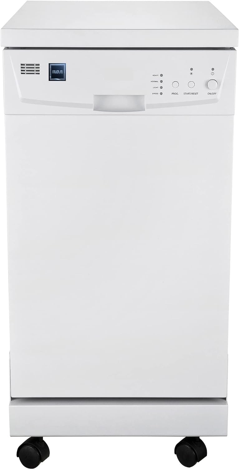 Lave-vaisselle portable, 45,7 cm de large, capacité 8 couverts, blanc