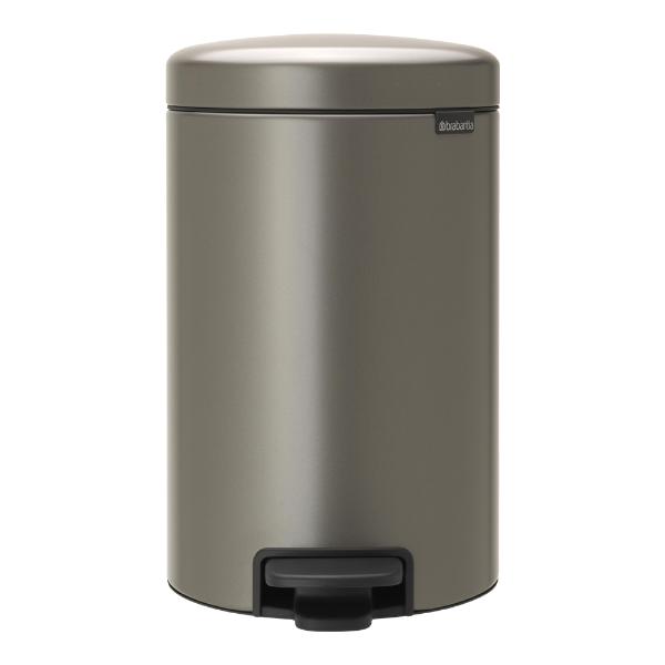 NewIcon pedalbøtte 12L platinum