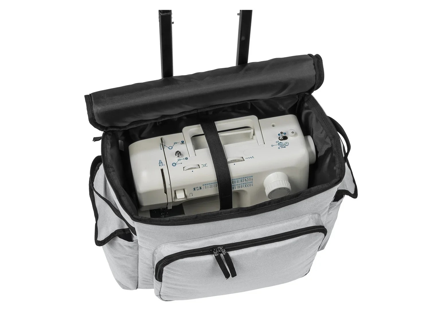 TOPMOVE Sac pour accessoires de tricot ou trolley pour machine  coudre